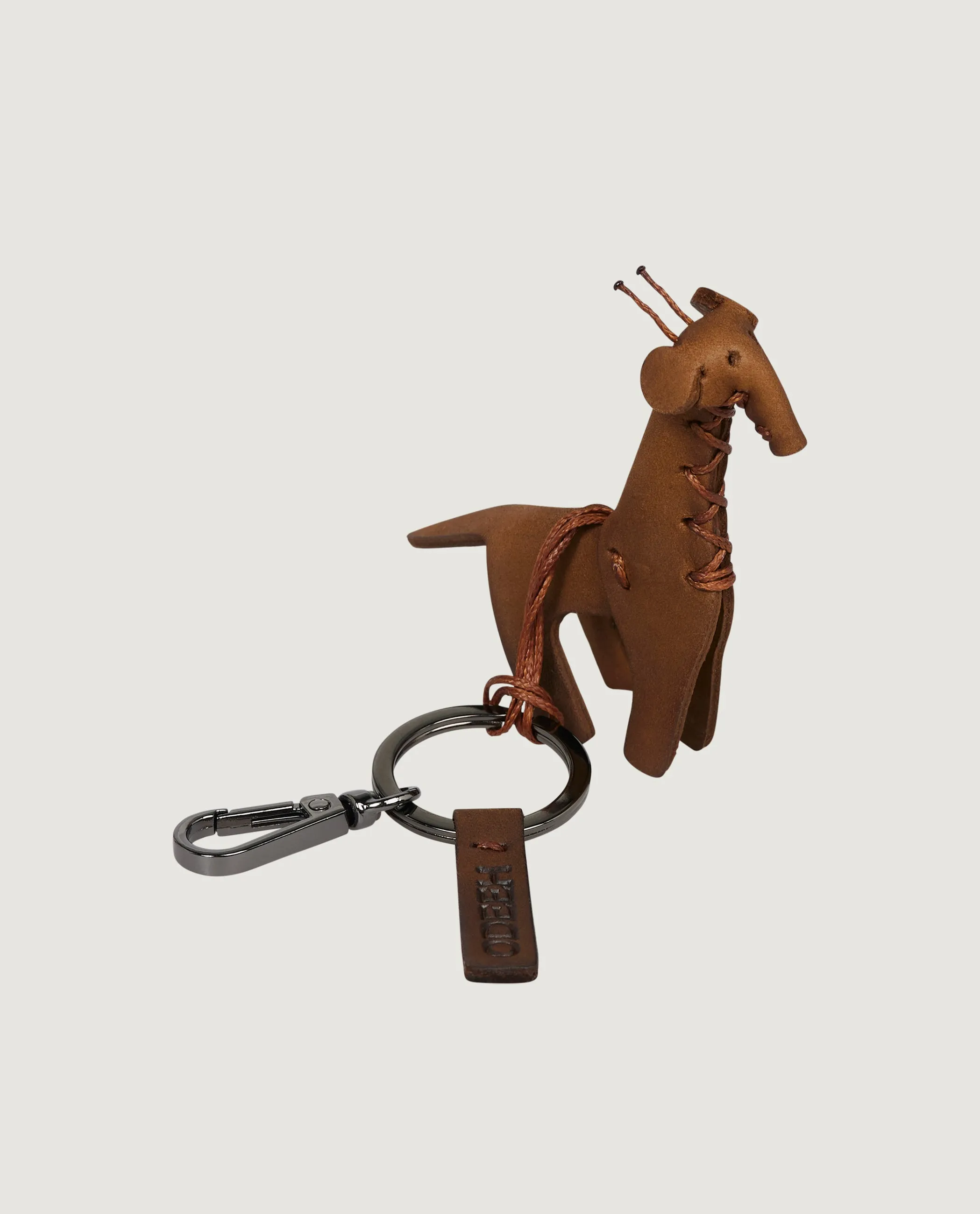 Lederen Giraffe Sleutelhanger - Bruin sold by Pauw Amsterdam product image thumbnail 2