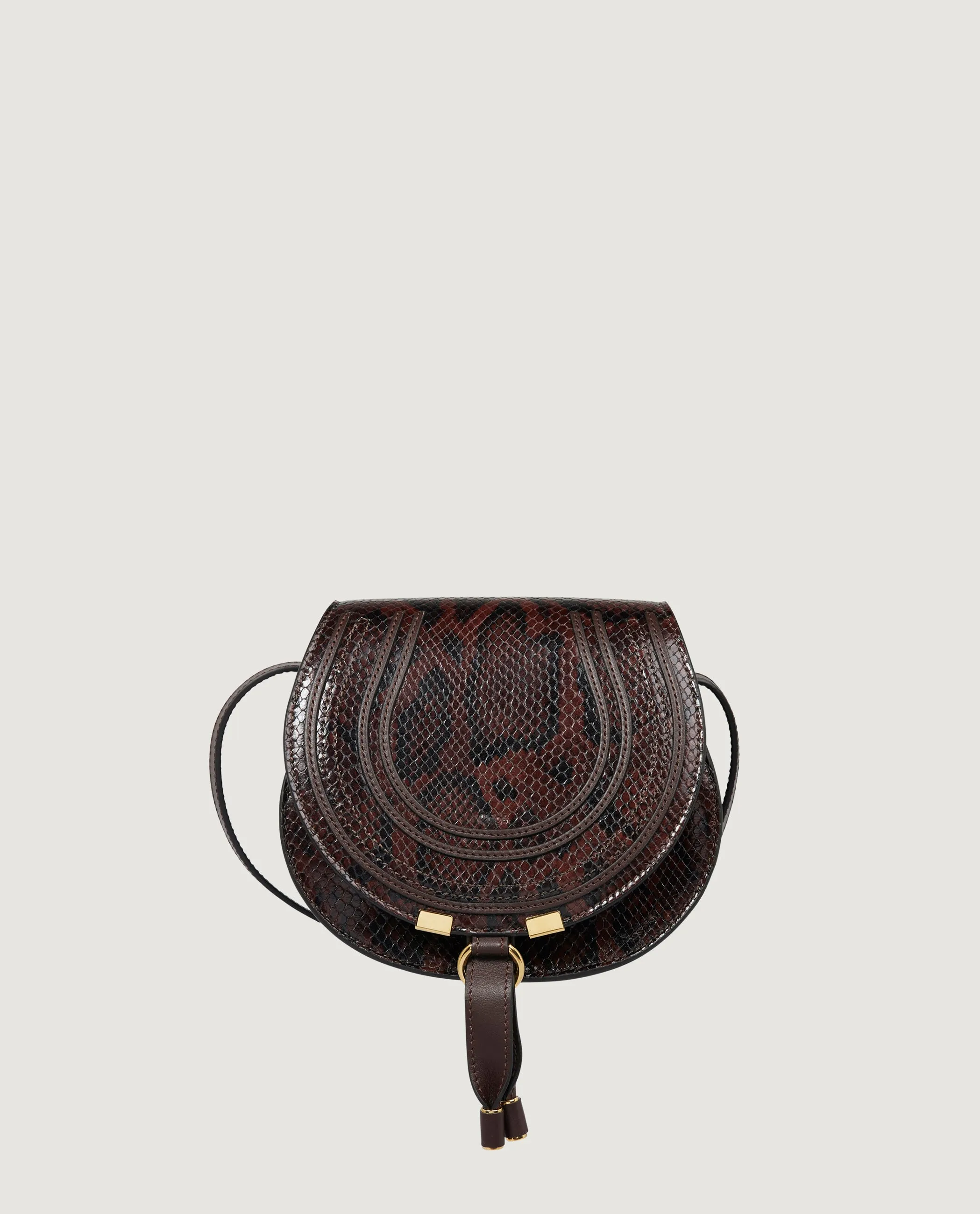 Marcie Saddle Bag - offline only - Bruin sold by Pauw Amsterdam