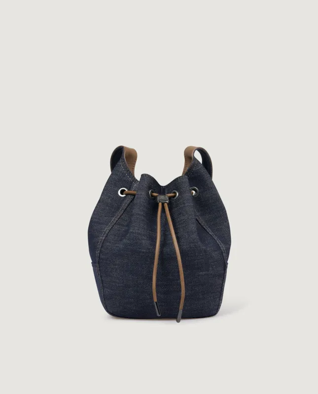 Duo Bucket Bag - Donkerblauw sold by Pauw Amsterdam
