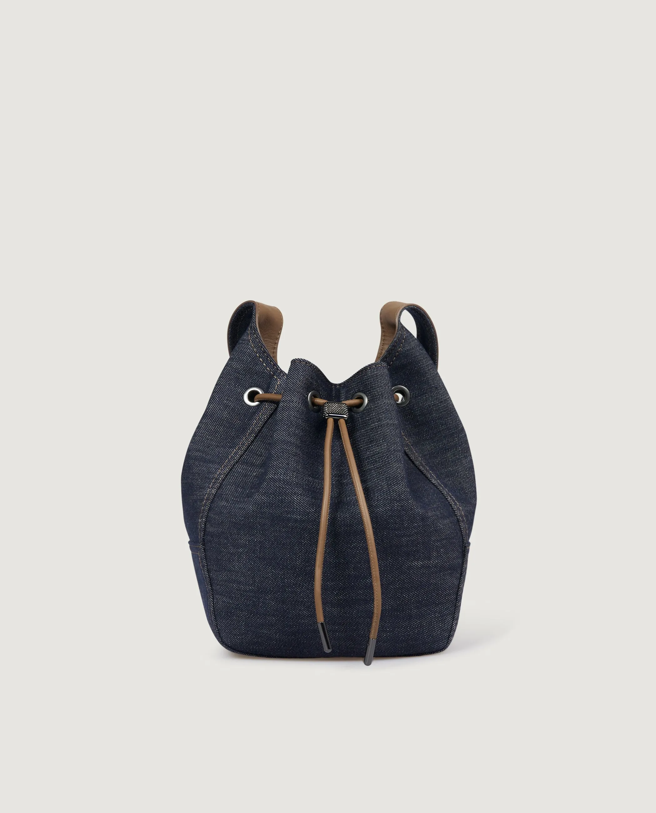 Duo Bucket Bag - Donkerblauw sold by Pauw Amsterdam