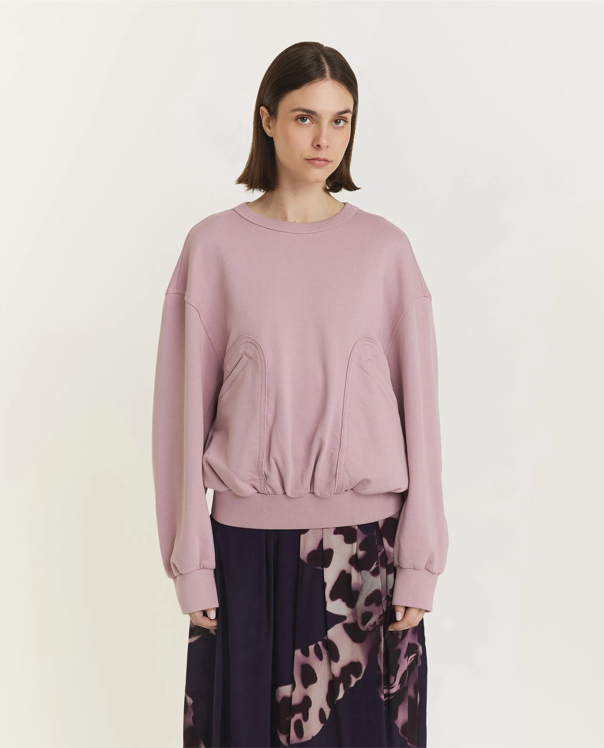 Katoenen Ronde Hals Trui - Roze sold by Pauw Amsterdam product image thumbnail 5