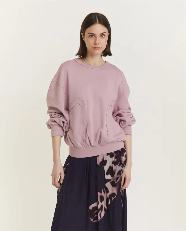 Katoenen Ronde Hals Trui - Roze sold by Pauw Amsterdam