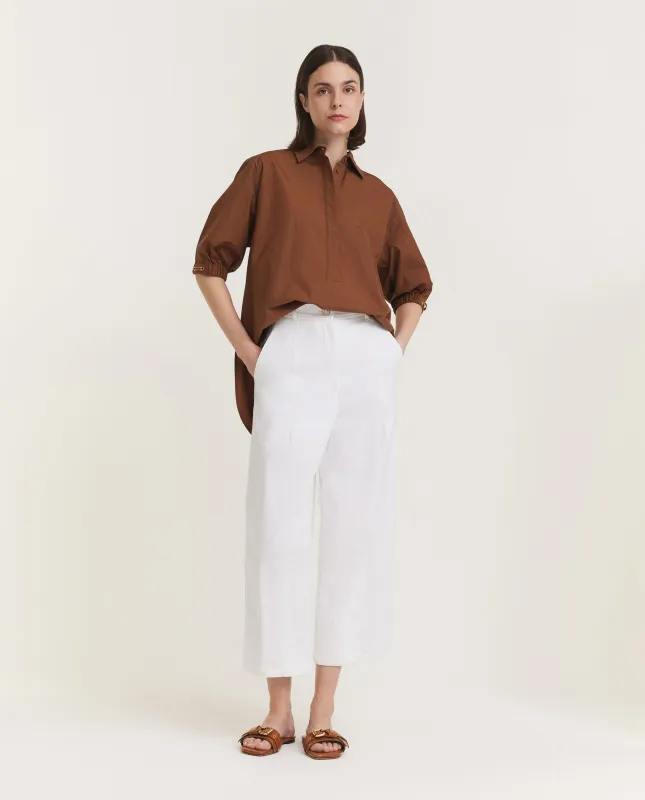 Mina Trousers - Wit made by MaxMara