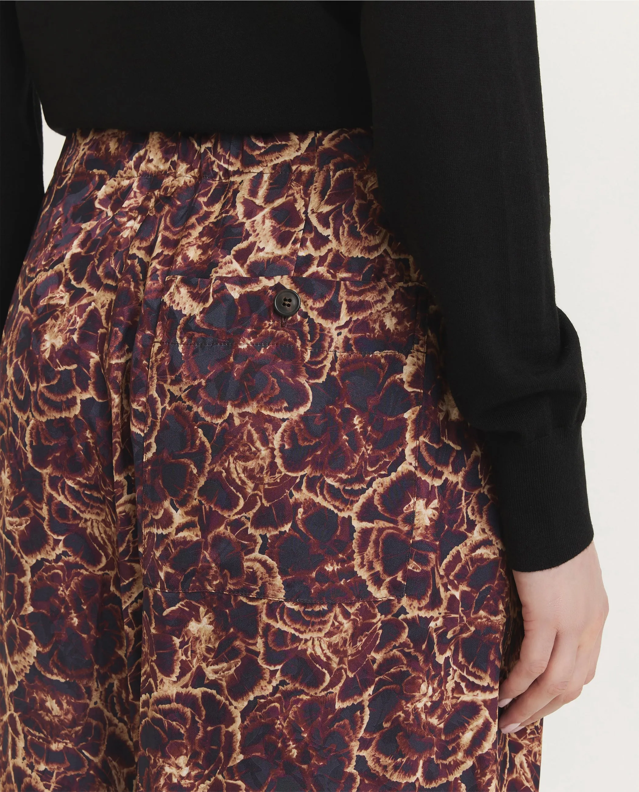 Floral Geprinte Broek - Bruin sold by Pauw Amsterdam product image thumbnail 5
