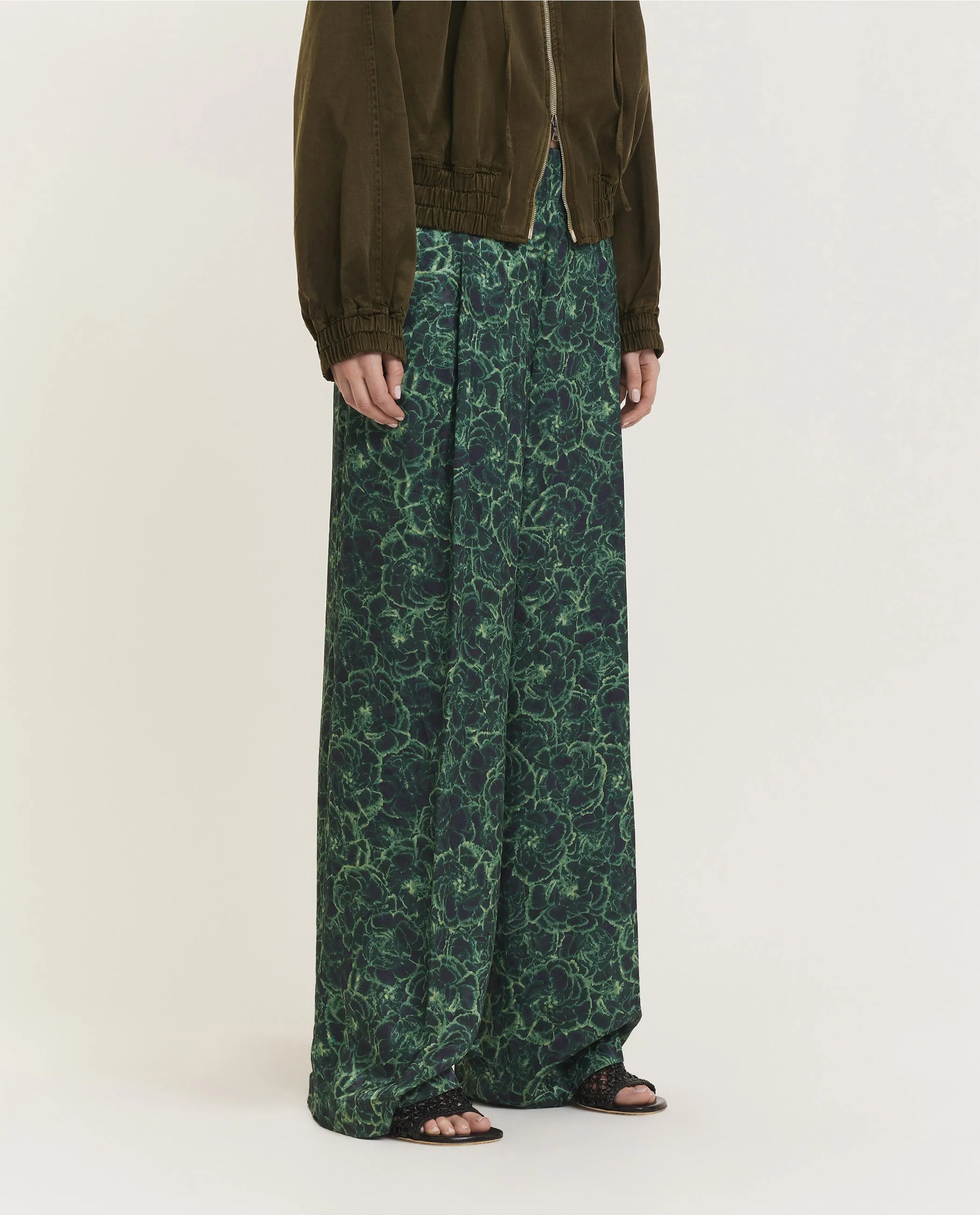 Floral Geprinte Broek - Groen sold by Pauw Amsterdam product image thumbnail 2
