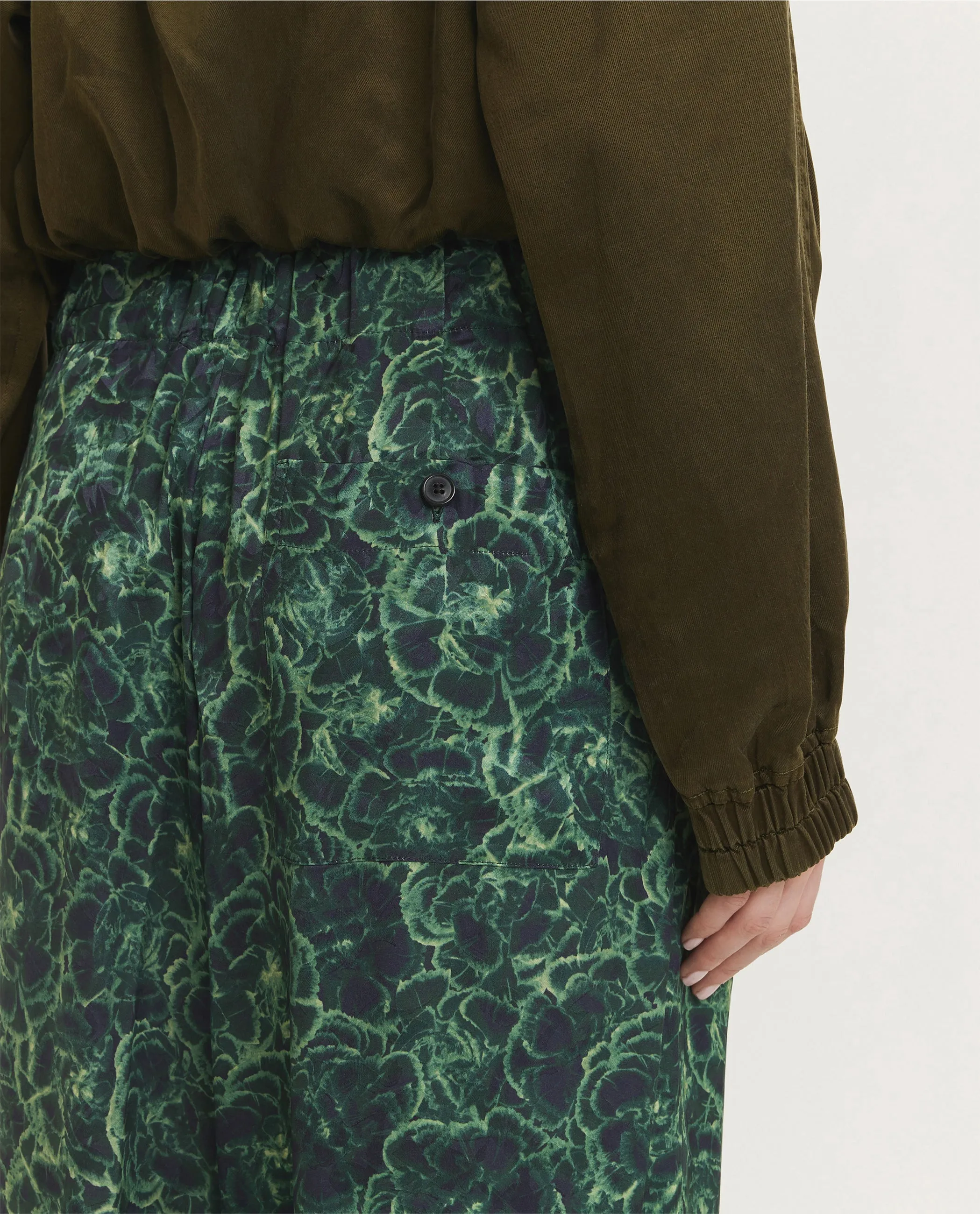 Floral Geprinte Broek - Groen sold by Pauw Amsterdam product image thumbnail 4