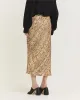 Geprinte Pailletten Rok - Lichtbruin sold by Pauw Amsterdam
