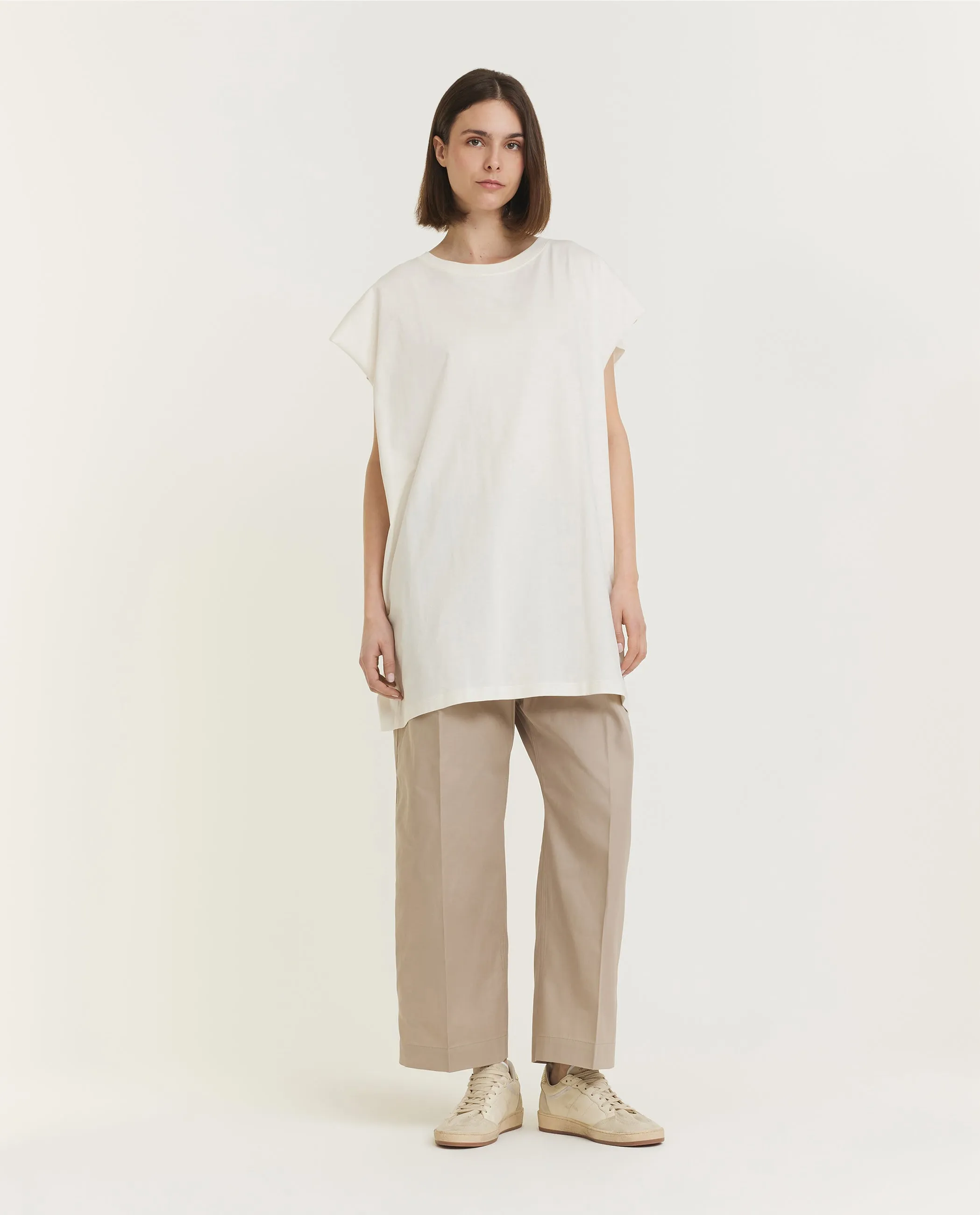 Mouwloze Jersey Top - Wit sold by Pauw Amsterdam product image thumbnail 3