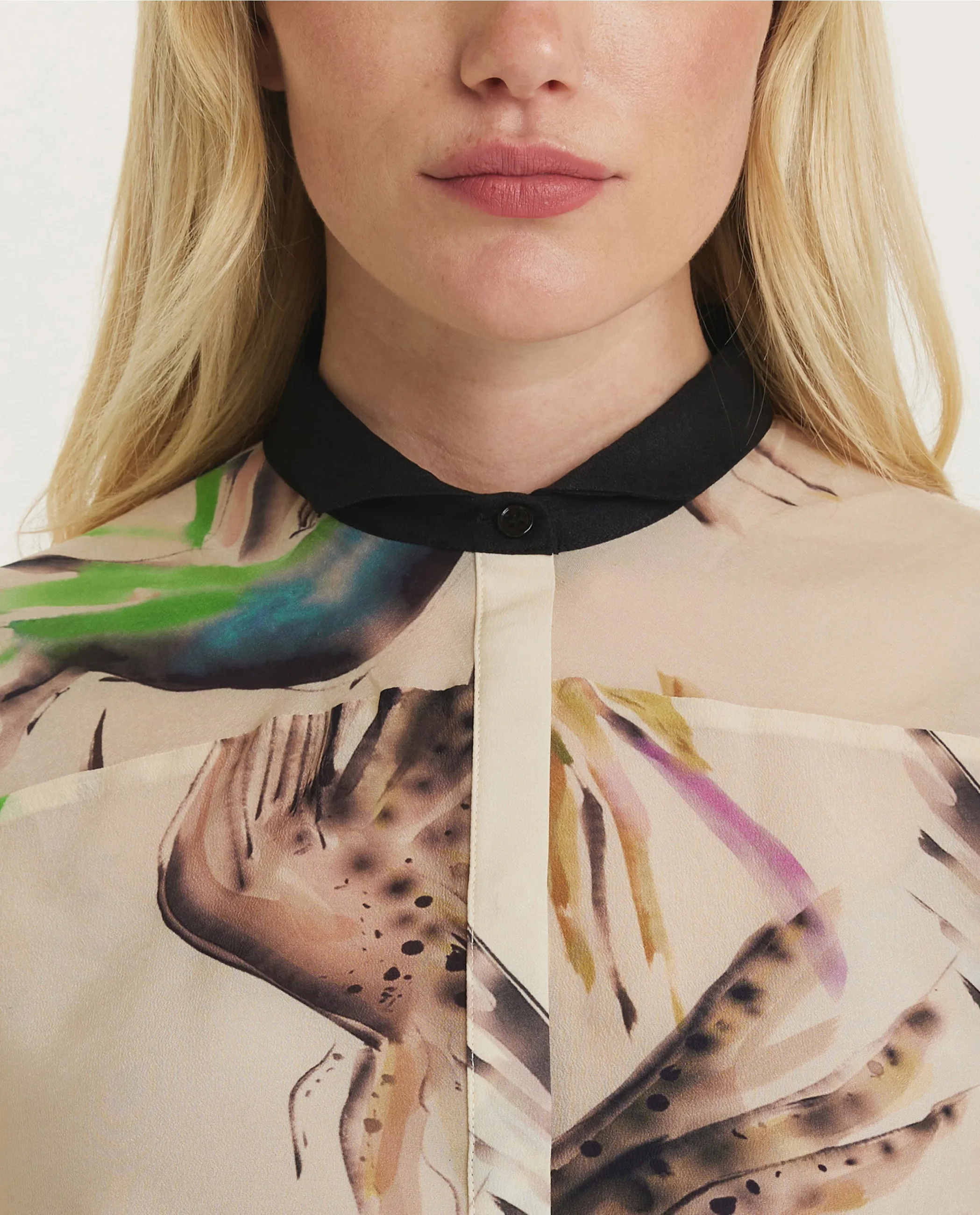 Veren Print Shirt - Ecru sold by Pauw Amsterdam product image thumbnail 2