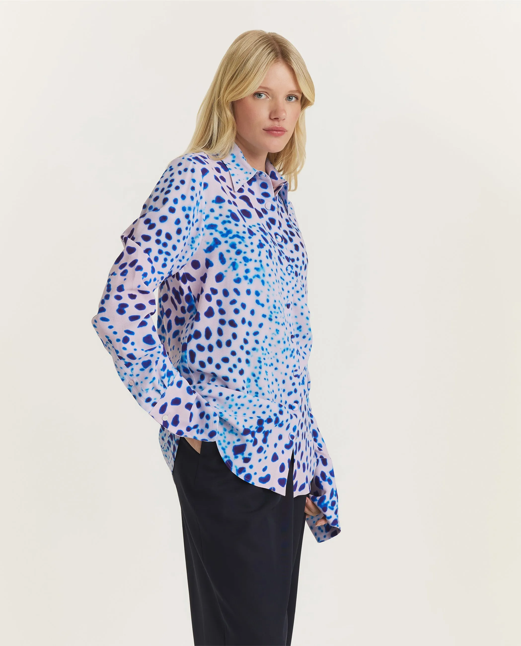 Patroon Blouse - Lichtblauw sold by Pauw Amsterdam product image thumbnail 4