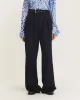 Wollen Broek met Riem - Donkerblauw sold by Pauw Amsterdam