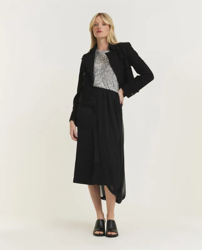 Asymmetrische Rok - Zwart sold by Pauw Amsterdam
