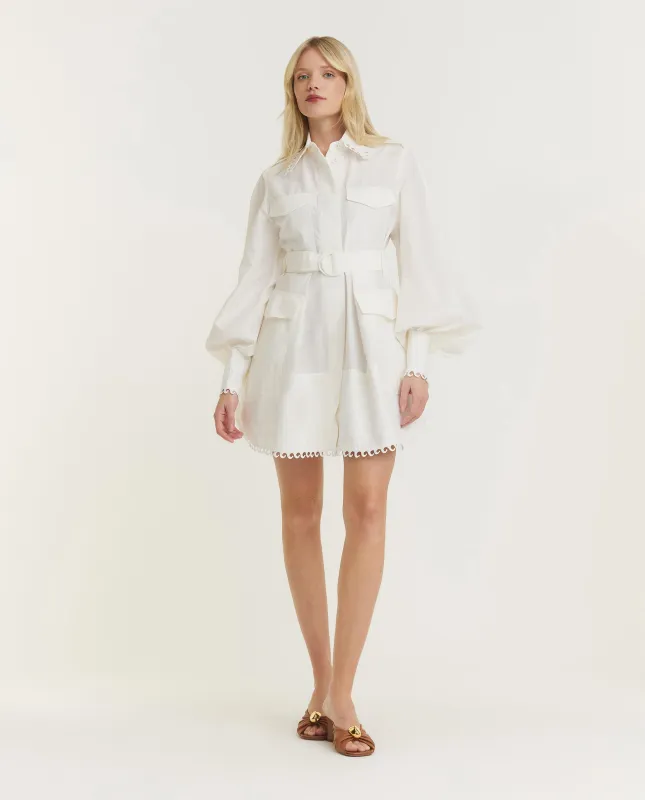 Illuminate Utility Jurk - Wit sold by Pauw Amsterdam