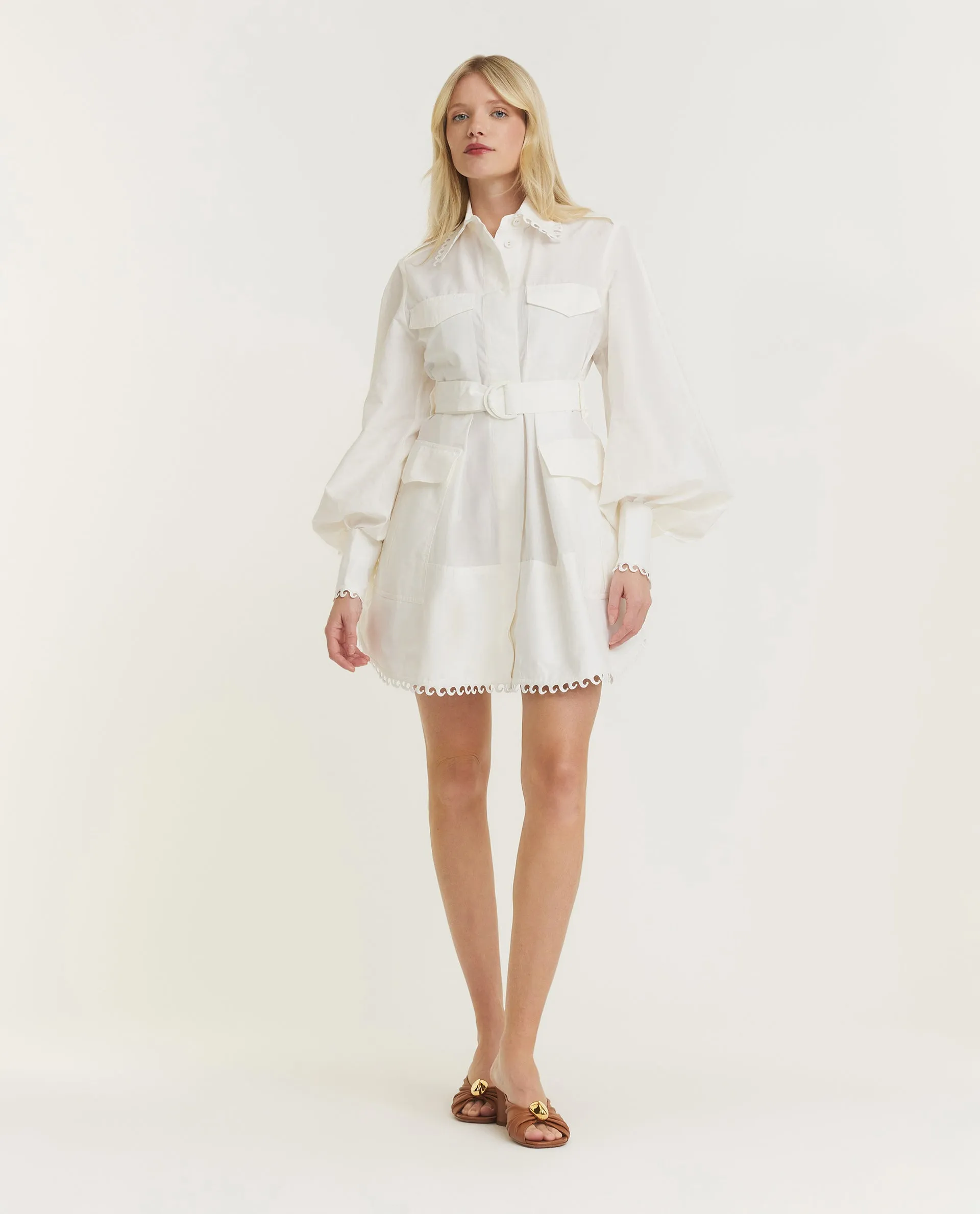 Illuminate Utility Jurk - Wit sold by Pauw Amsterdam