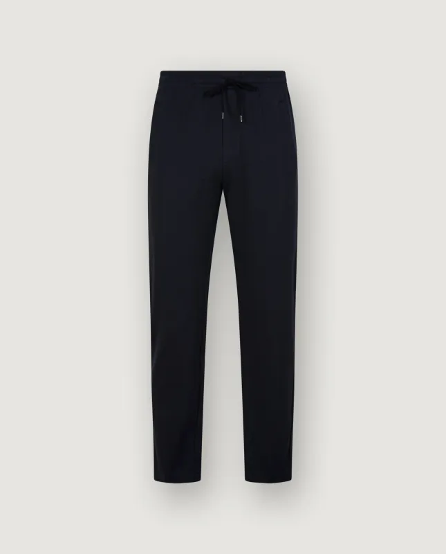 Twill Katoenen Jogger - Donkerblauw sold by Pauw Amsterdam