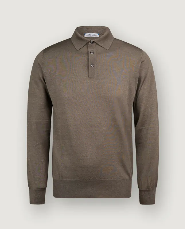 Cashmere Polo - Bruin sold by Pauw Amsterdam