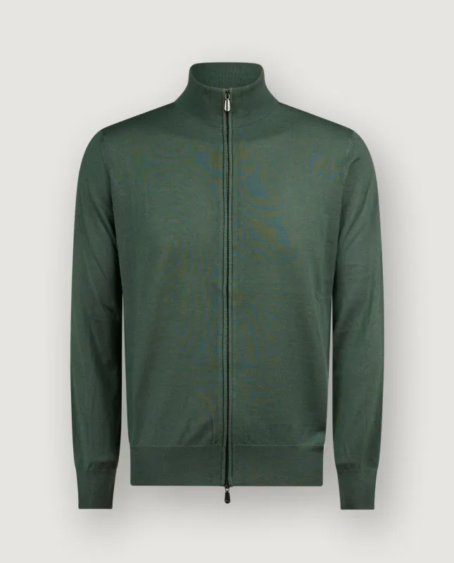 Zip Trui - Groen sold by Pauw Amsterdam
