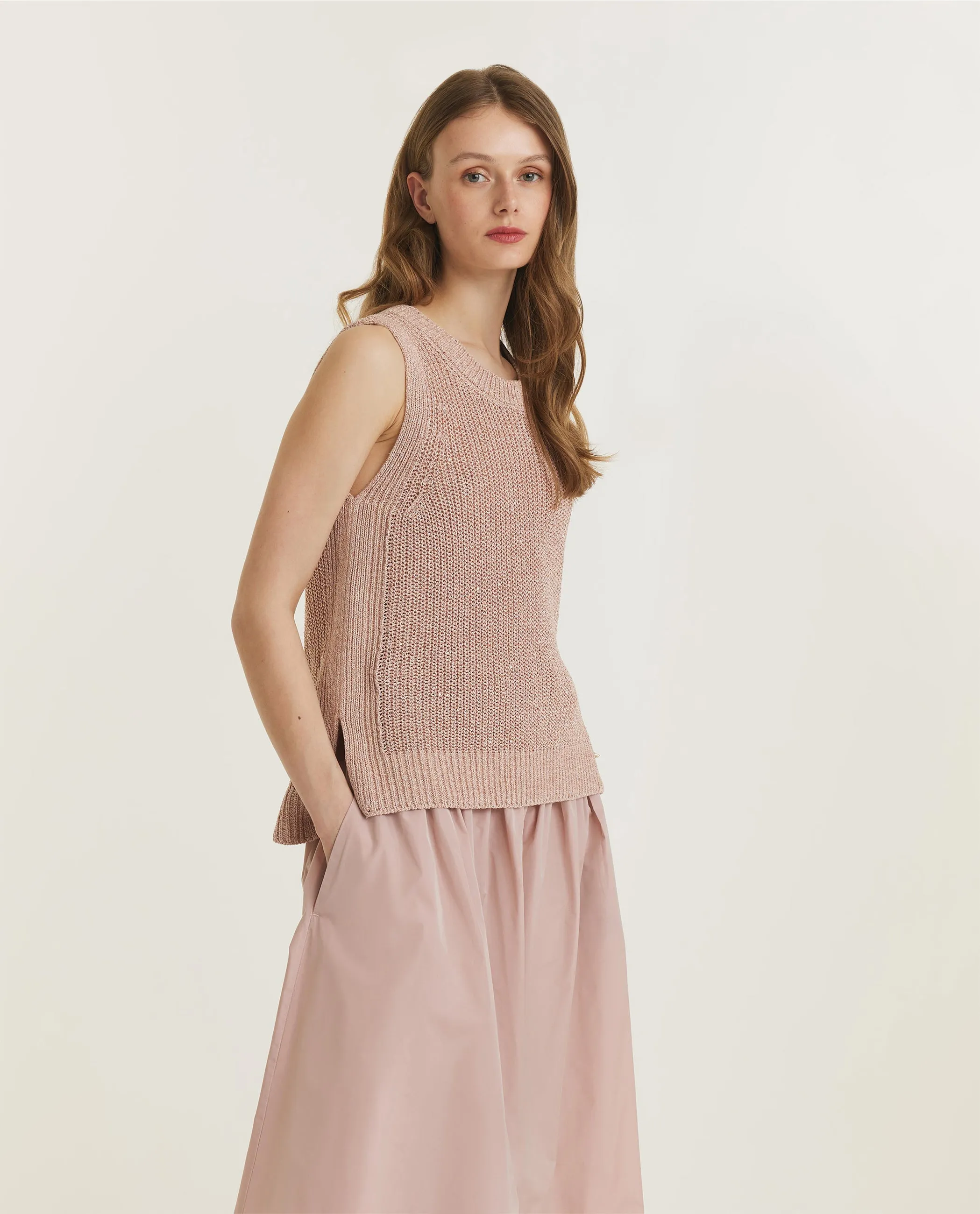 Mouwloze Glitter Top - Roze sold by Pauw Amsterdam product image thumbnail 4