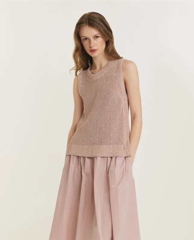 Mouwloze Glitter Top - Roze sold by Pauw Amsterdam