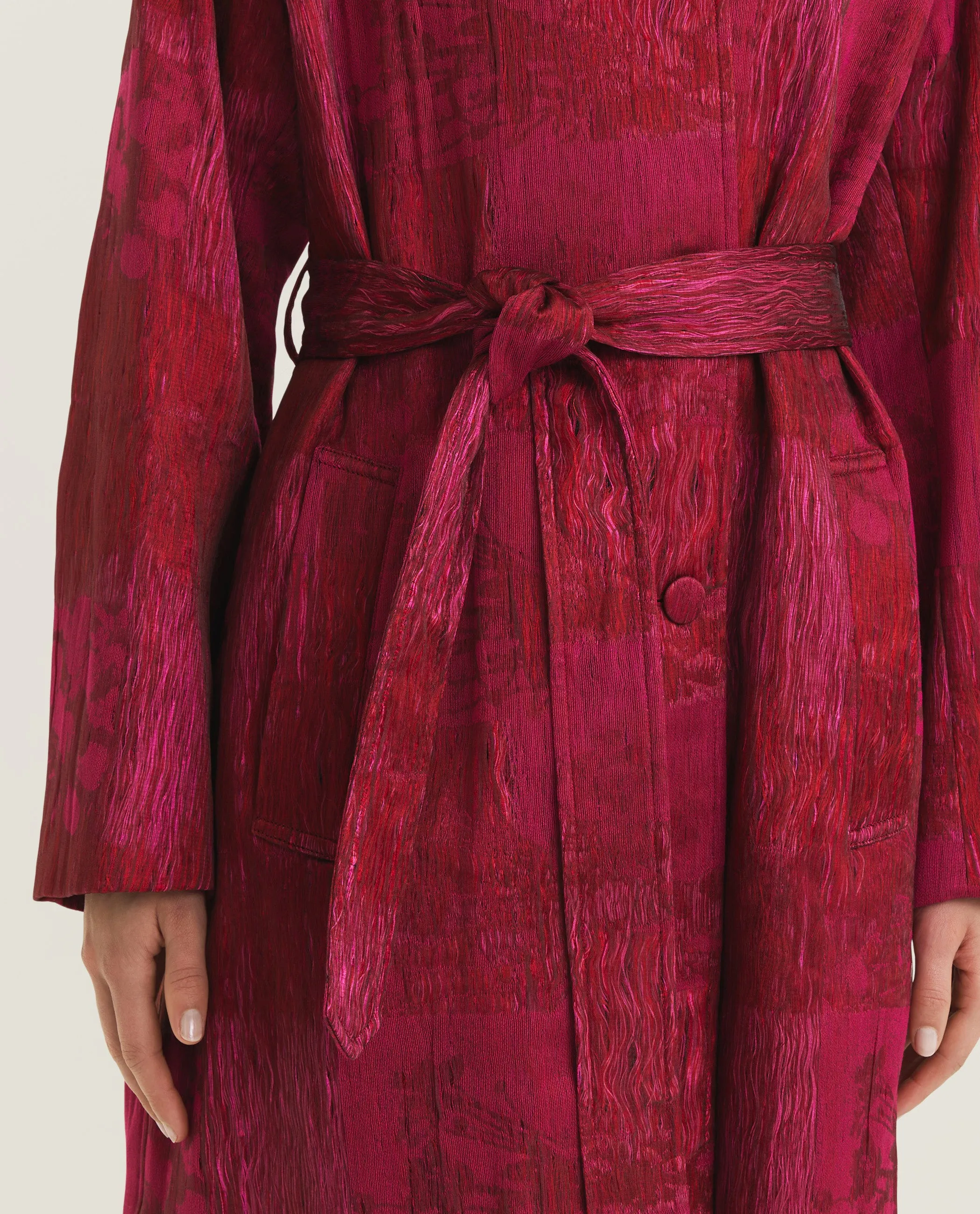 Katoen Mix Jas - Rood sold by Pauw Amsterdam product image thumbnail 2