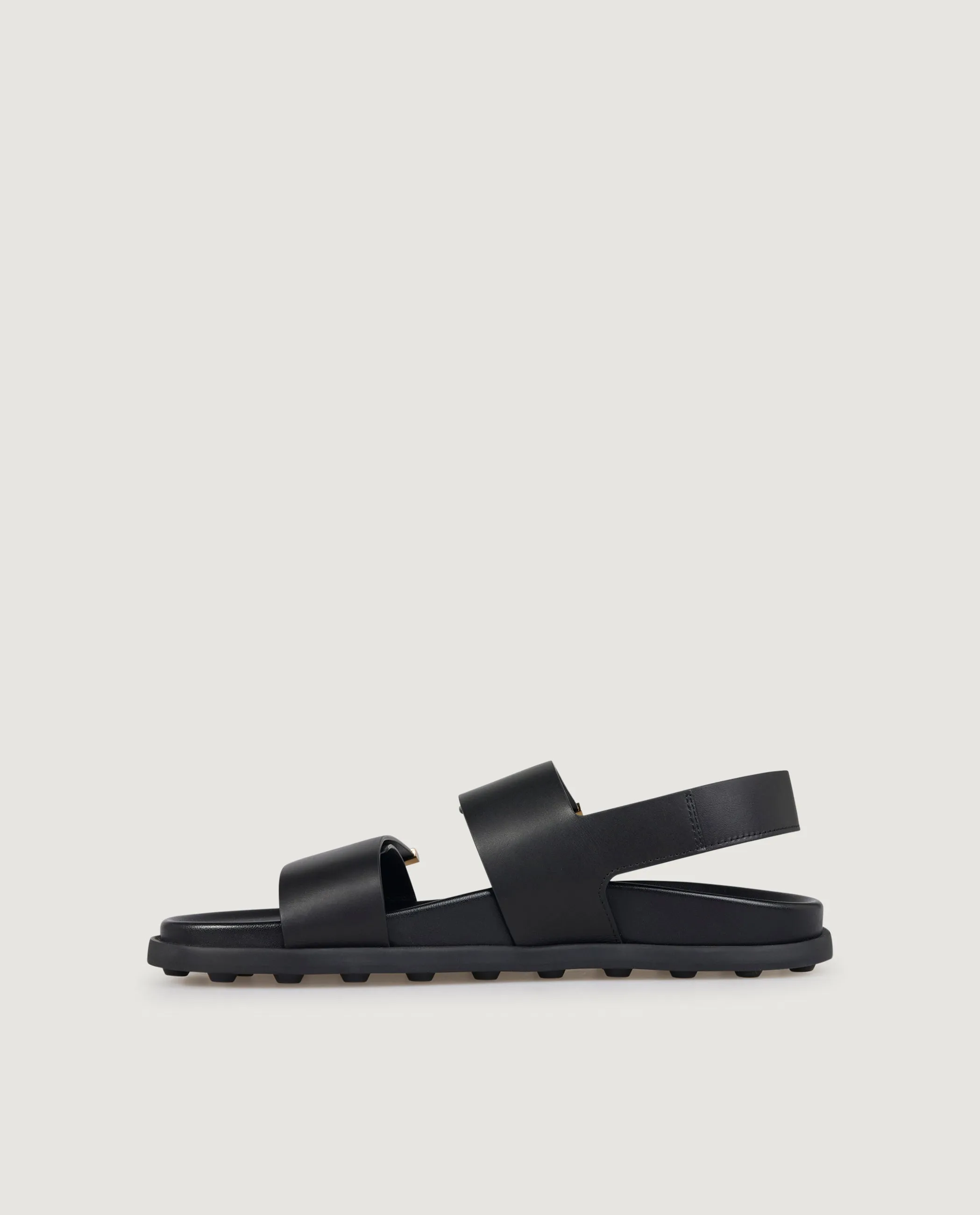 Lederen Sandalen - Zwart sold by Pauw Amsterdam product image thumbnail 3