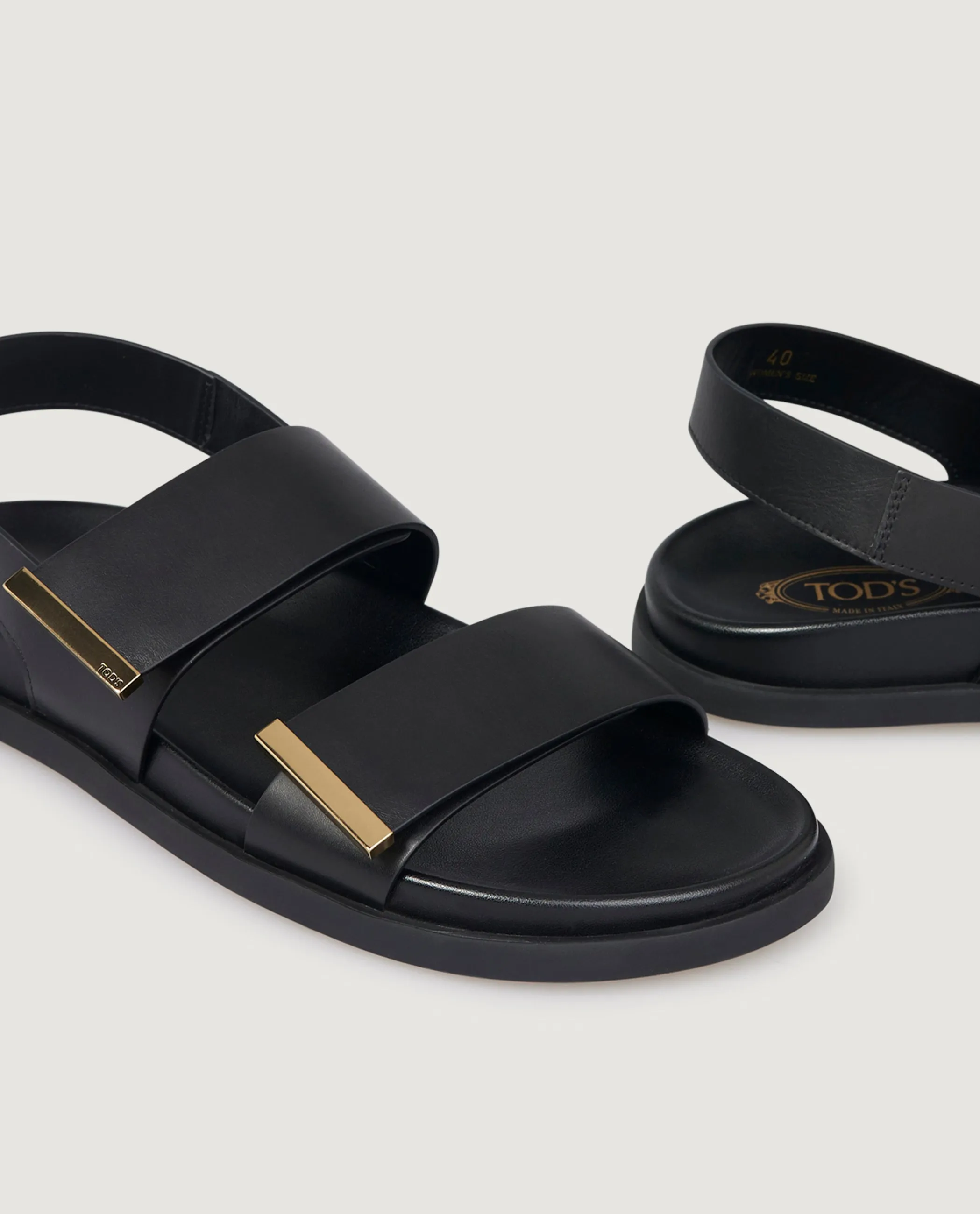 Lederen Sandalen - Zwart sold by Pauw Amsterdam product image thumbnail 2