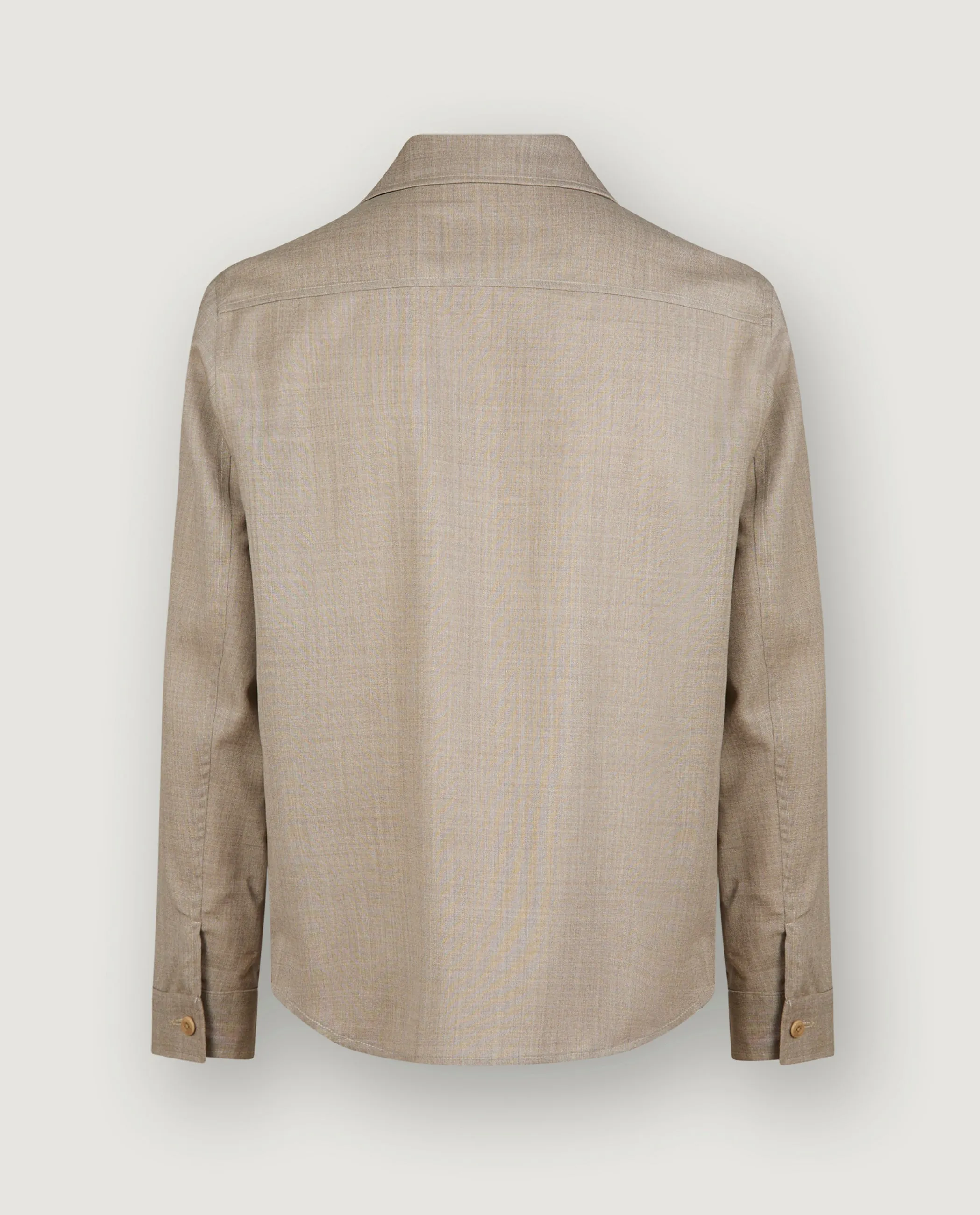 Wollen Overshirt - Lichtbruin sold by Pauw Amsterdam product image thumbnail 3