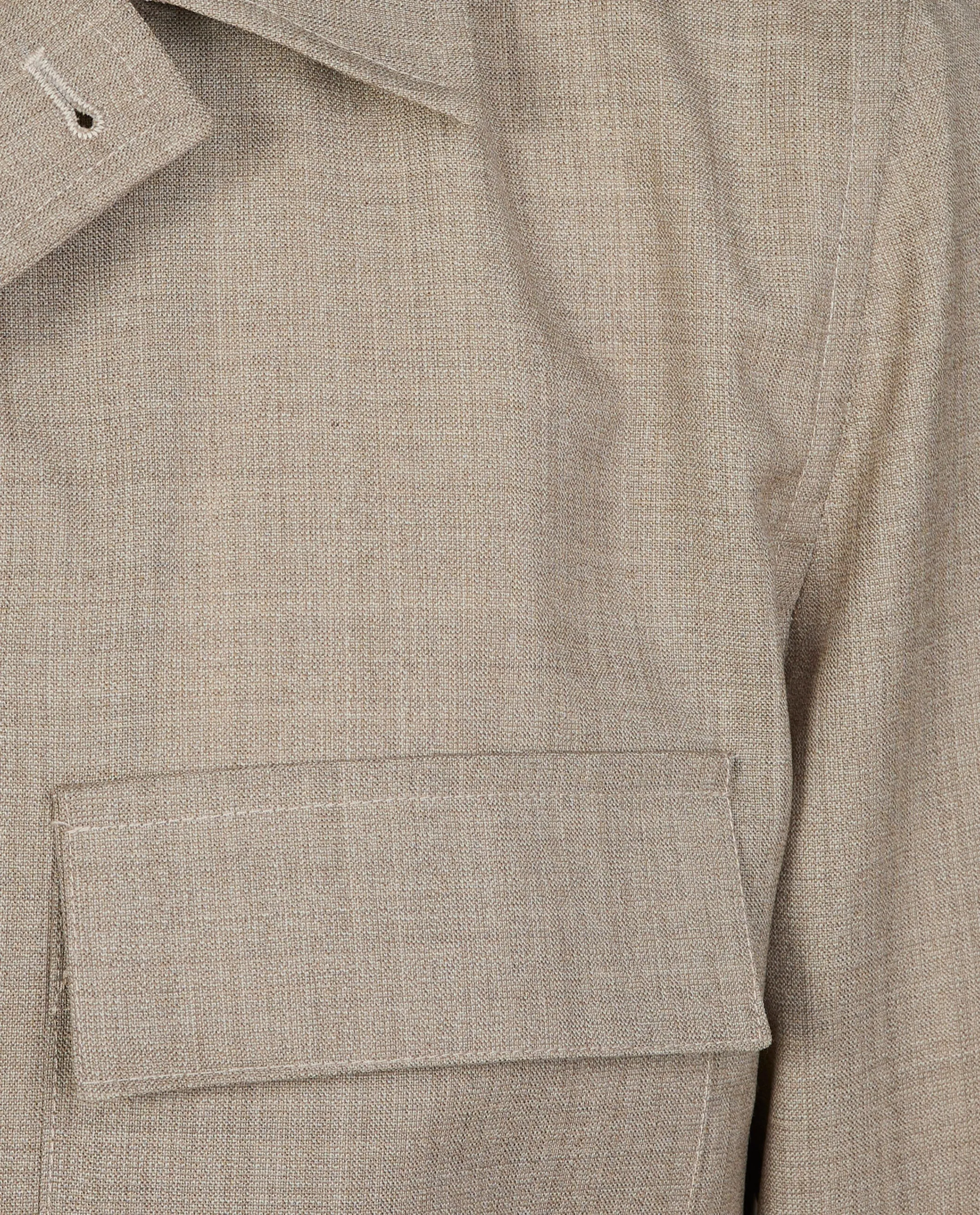 Wollen Overshirt - Lichtbruin sold by Pauw Amsterdam product image thumbnail 2