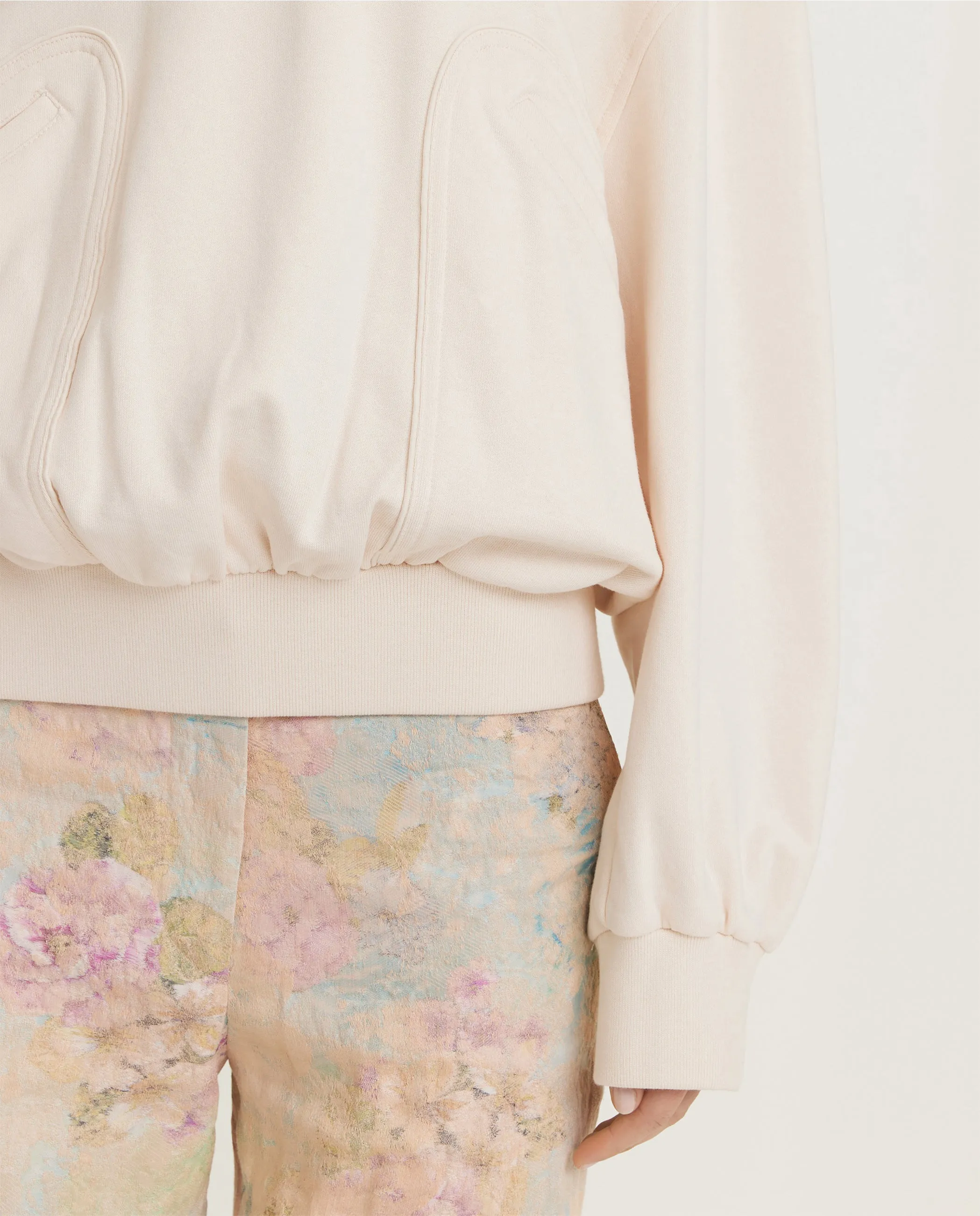 Katoenen Ronde Hals Trui - Wit sold by Pauw Amsterdam product image thumbnail 2