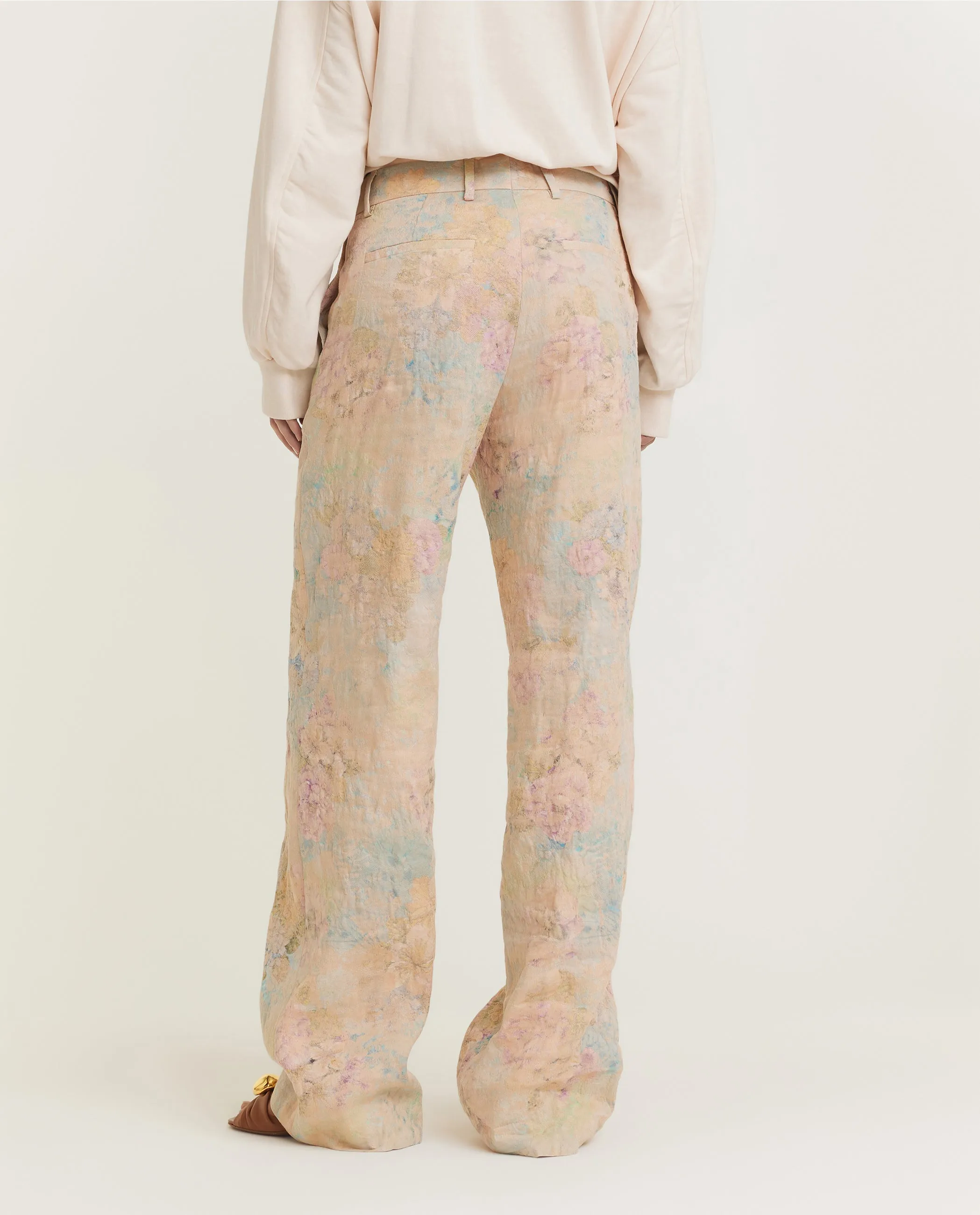 Florale Linnen Broek - Roze sold by Pauw Amsterdam product image thumbnail 4