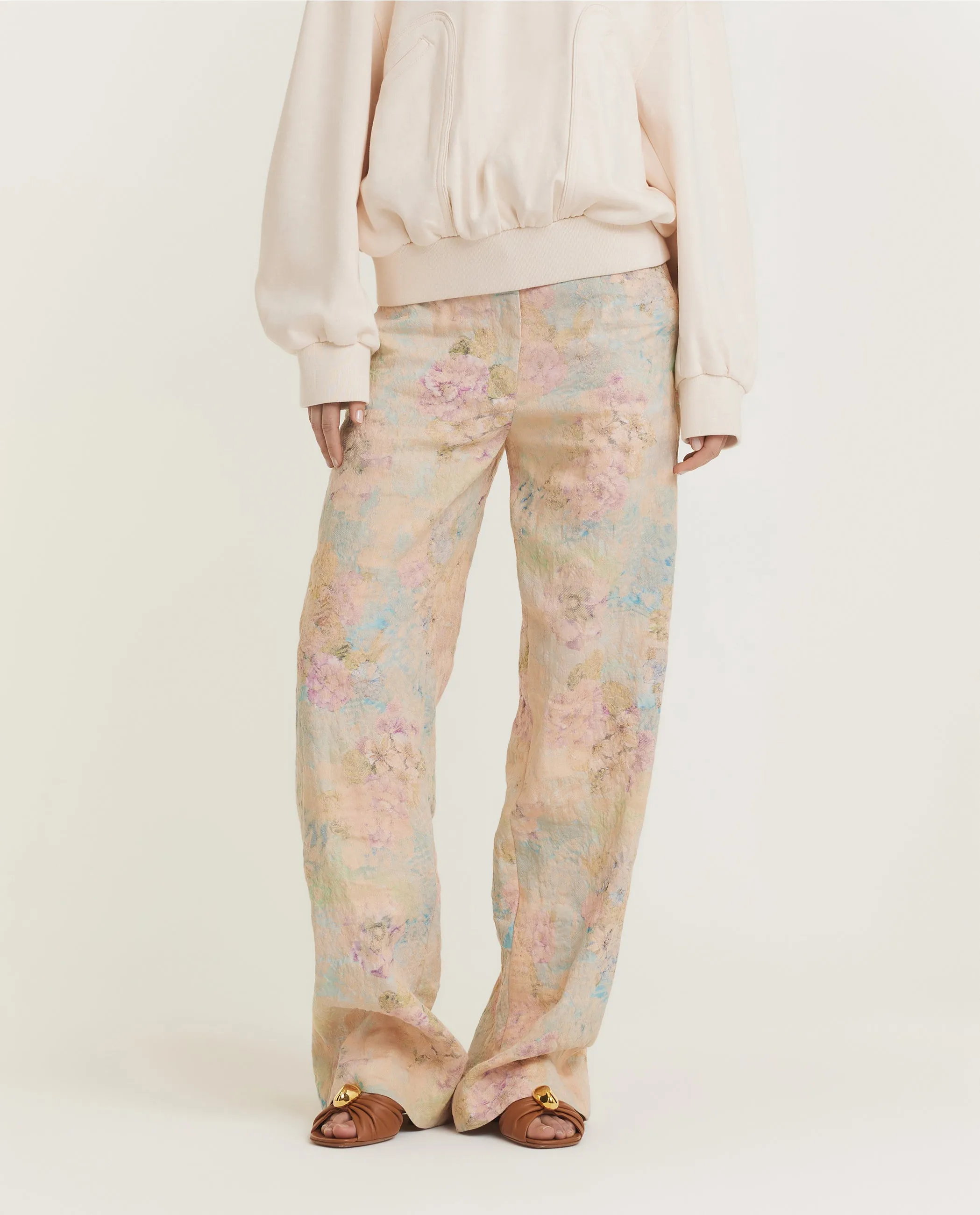 Florale Linnen Broek - Roze sold by Pauw Amsterdam product image thumbnail 2