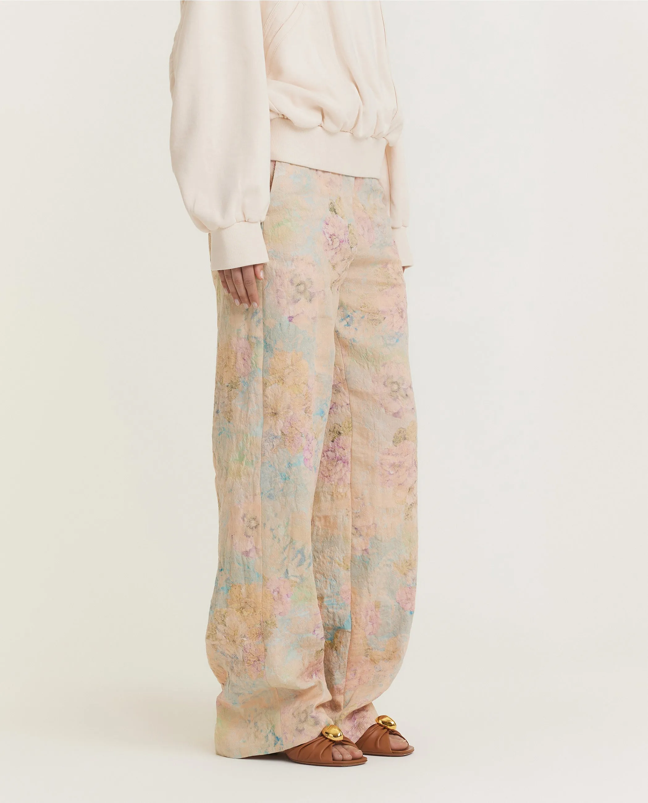 Florale Linnen Broek - Roze sold by Pauw Amsterdam product image thumbnail 3