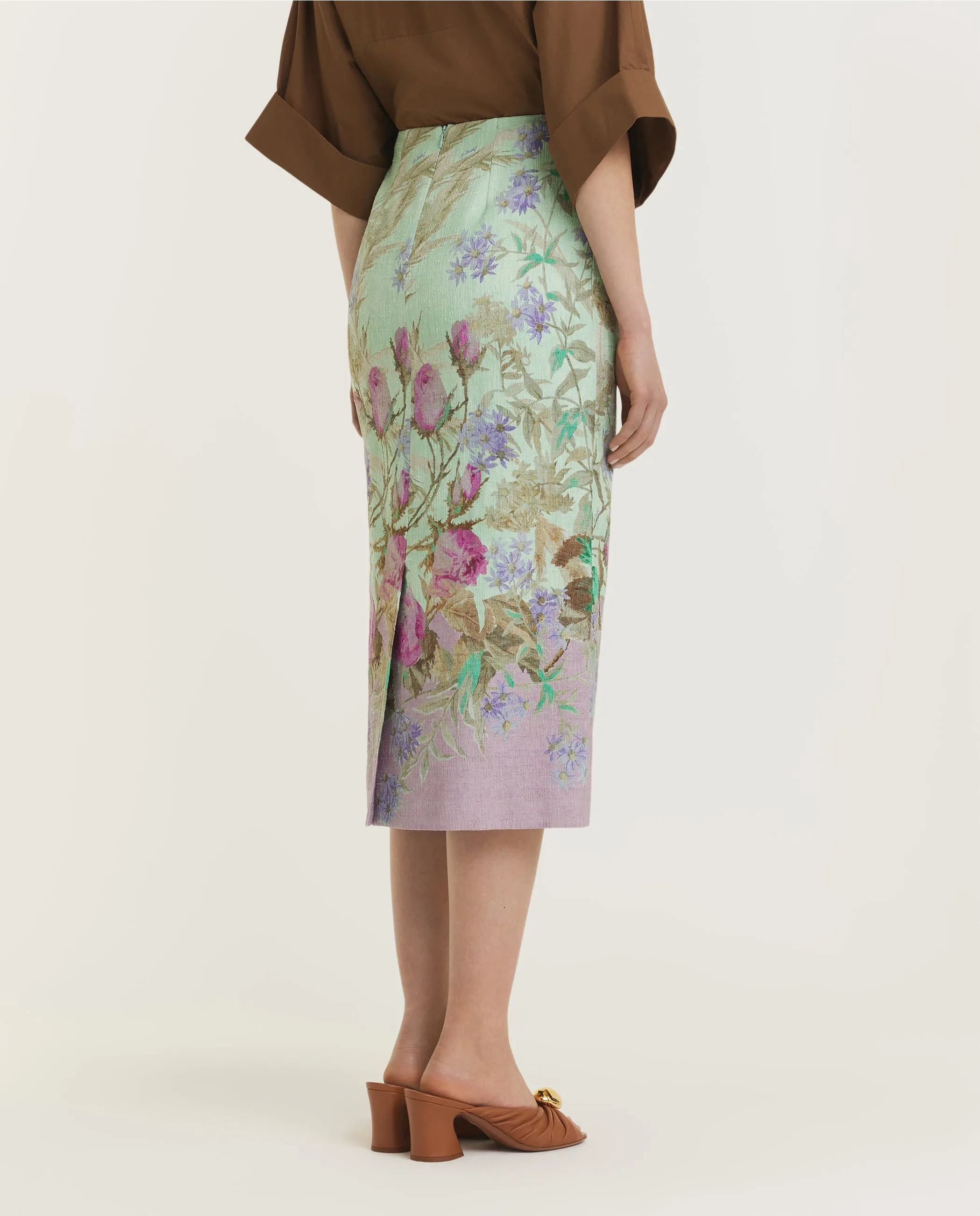 Katoenen kokerrok - Groen sold by Pauw Amsterdam product image thumbnail 4