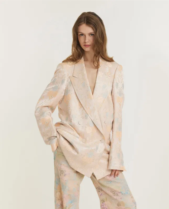Jacquard Blazer - Roze sold by Pauw Amsterdam