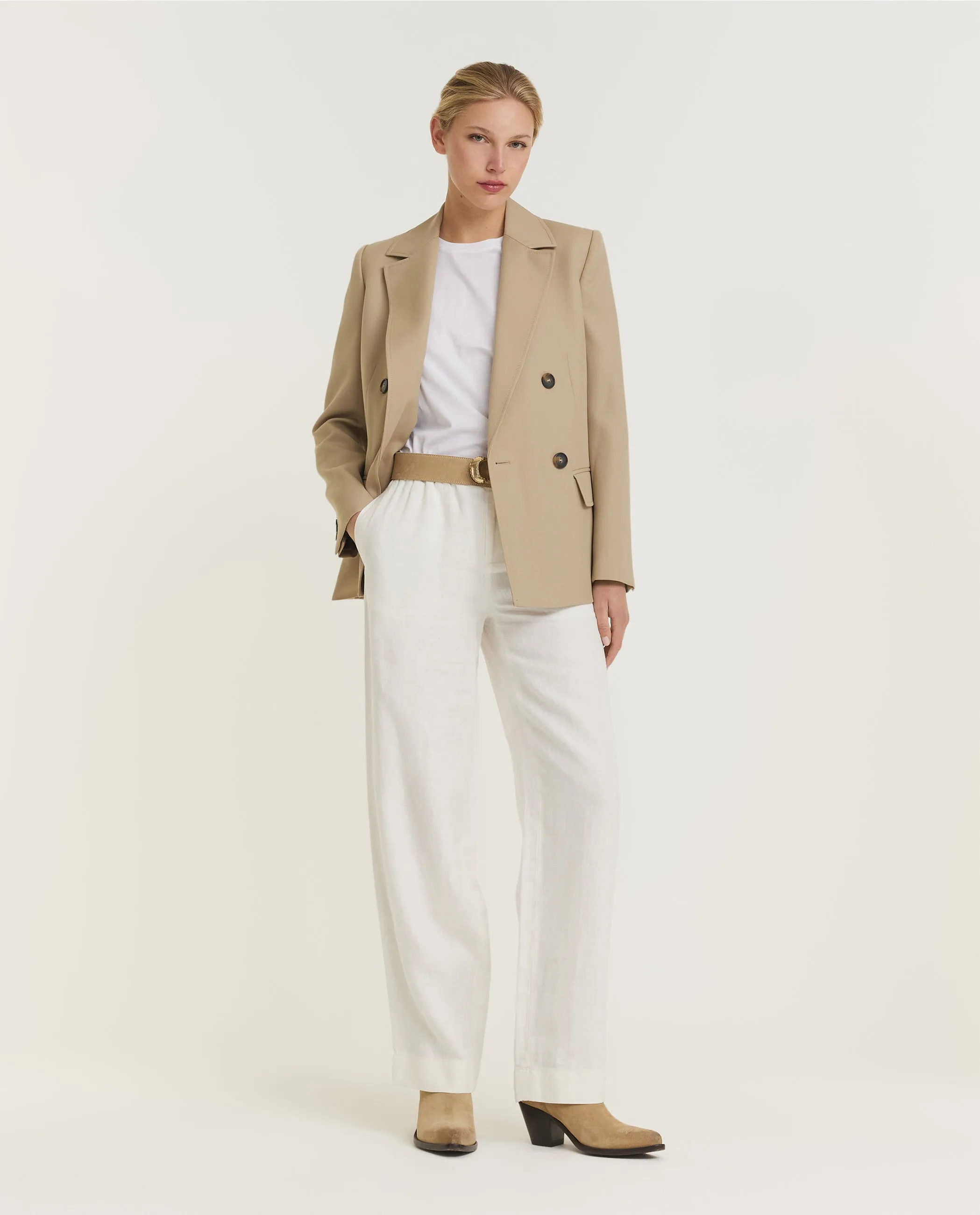 Canvas Blazer - Lichtbruin sold by Pauw Amsterdam product image thumbnail 3