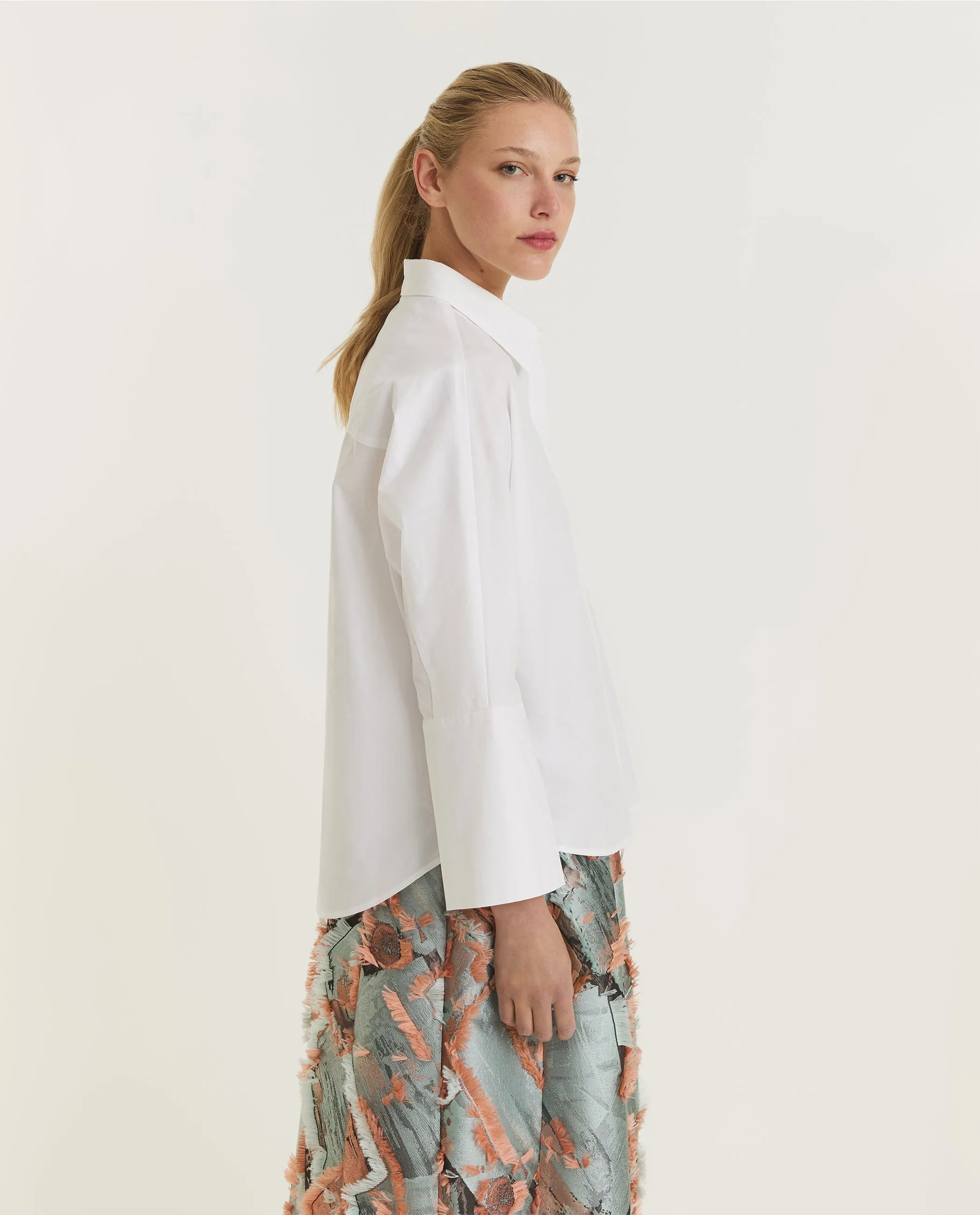 Poplin Blouse - Wit sold by Pauw Amsterdam product image thumbnail 4