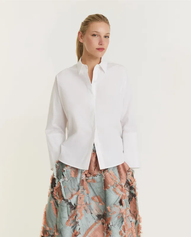 Poplin Blouse - Wit sold by Pauw Amsterdam
