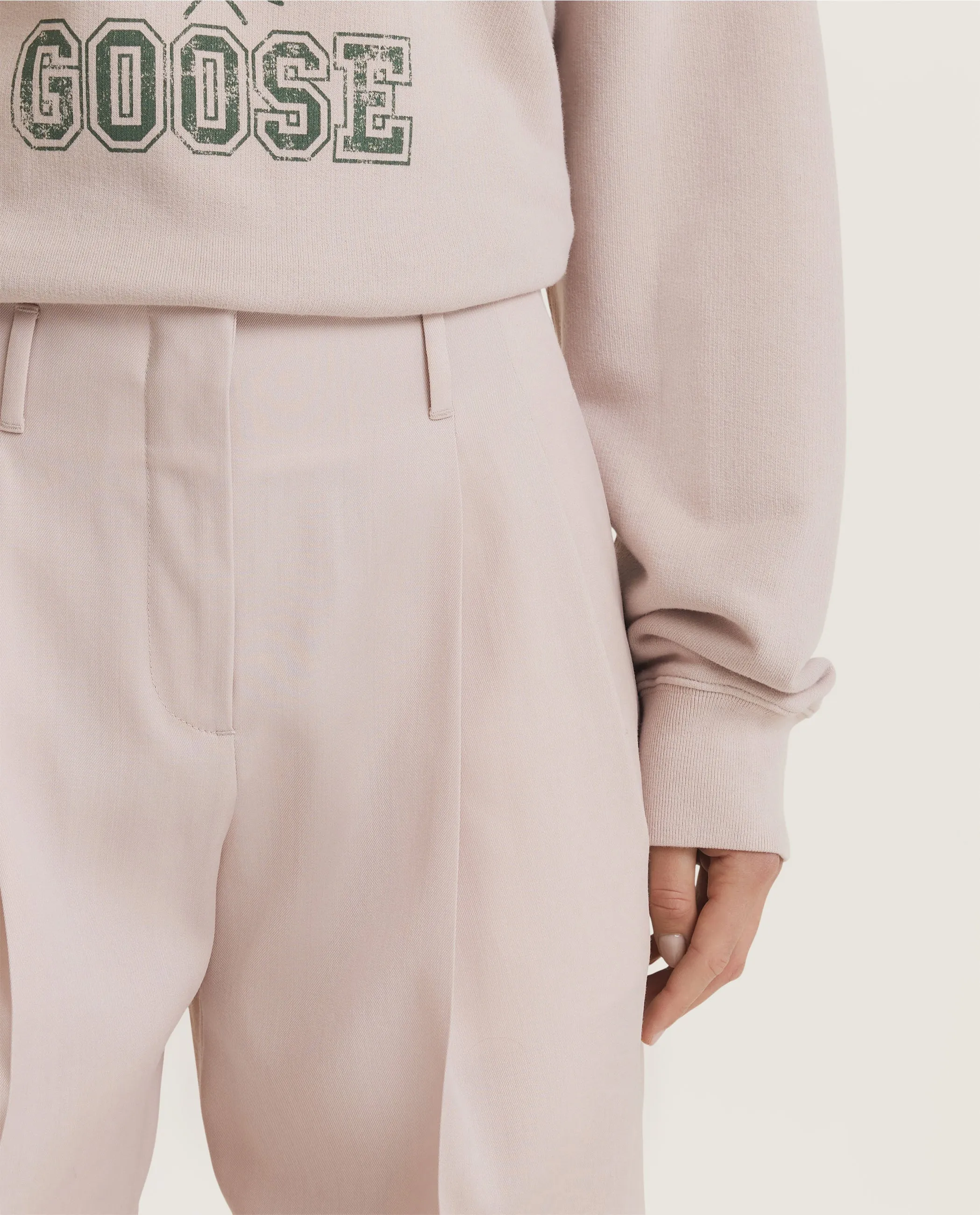 Wollen Bandplooi Broek - Roze sold by Pauw Amsterdam product image thumbnail 5