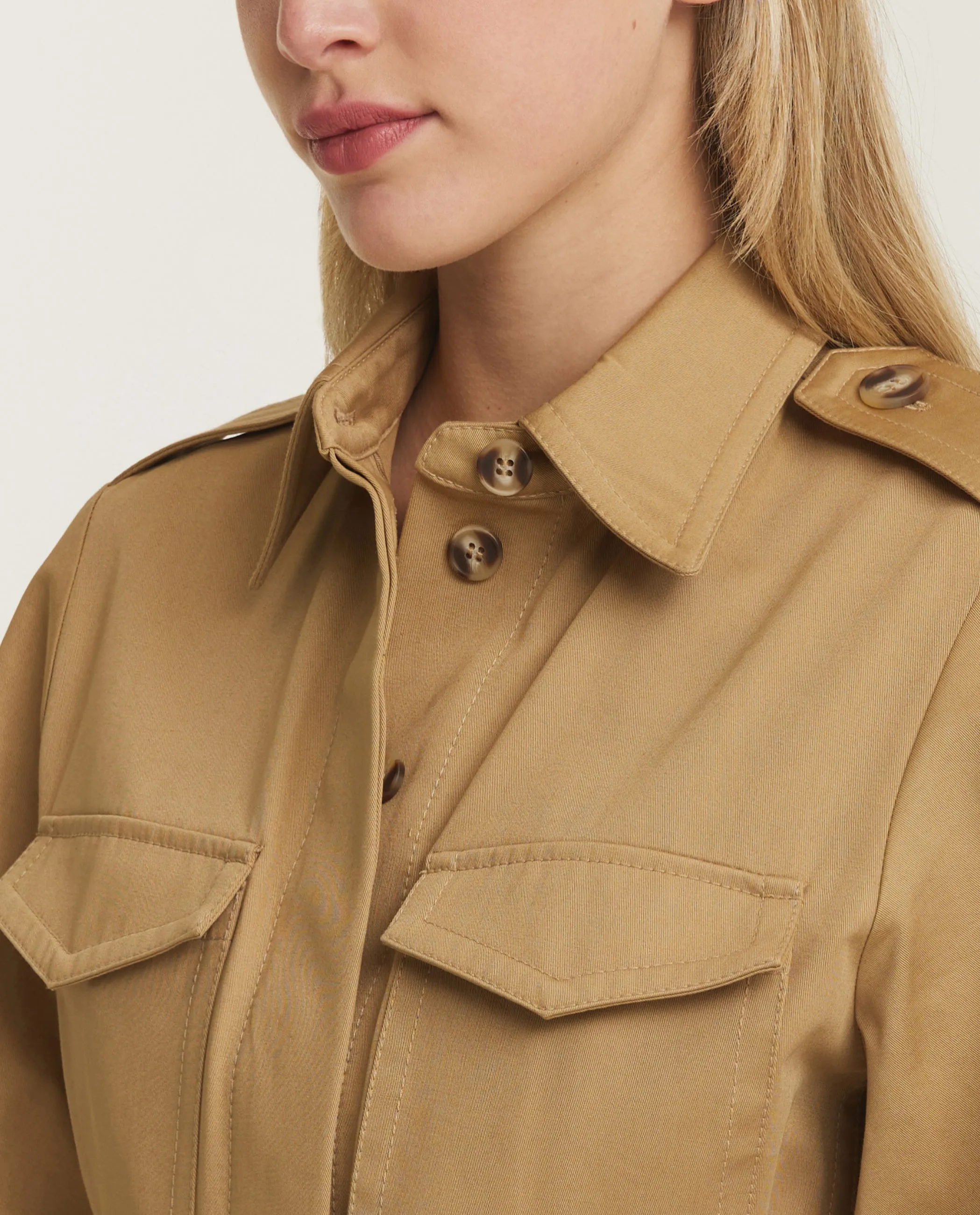 Cargo Mini Jurk - Lichtbruin sold by Pauw Amsterdam product image thumbnail 2