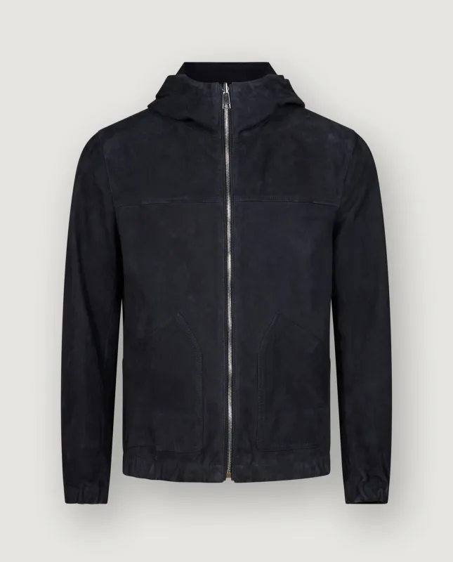 Omkeerbaar Jack met Capuchon - Donkerblauw sold by Pauw Amsterdam