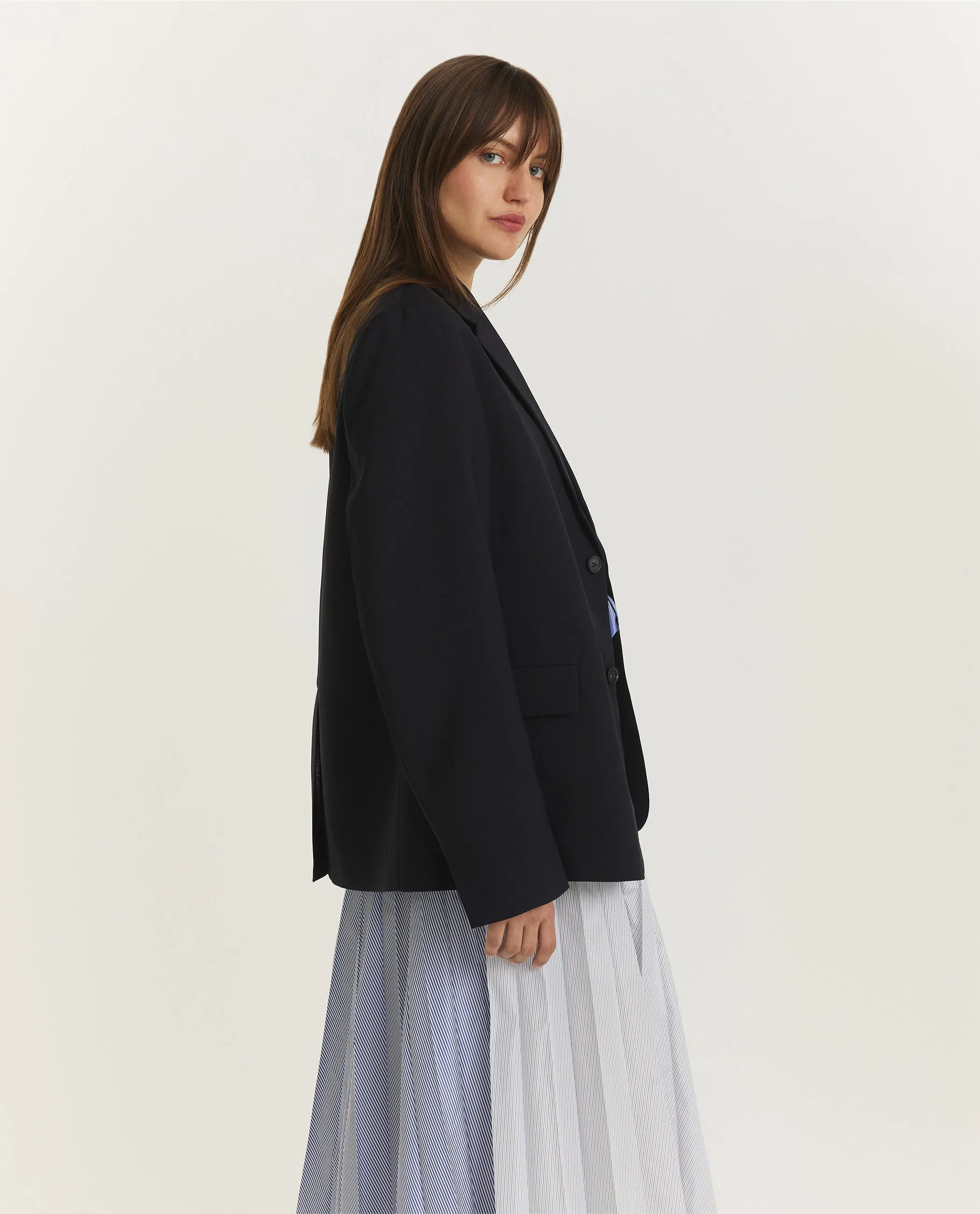 Klassieke Wollen Blazer - Donkerblauw sold by Pauw Amsterdam product image thumbnail 4