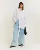 Oversized Katoenen Shirt - Wit sold by Pauw Amsterdam
