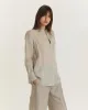 Relaxt Linnen Shirt - Lichtgrijs sold by Pauw Amsterdam