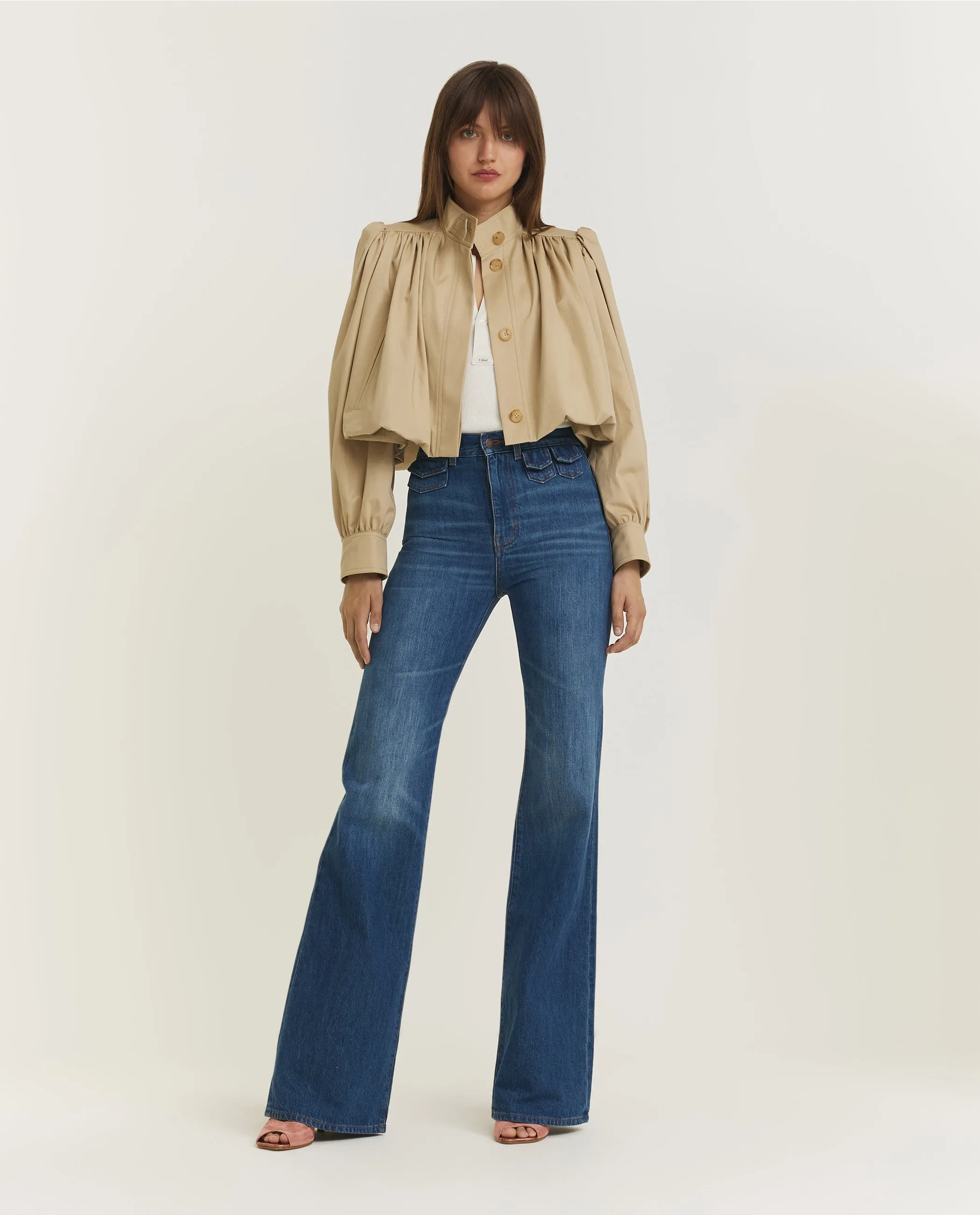 Katoenen Henley - Wit sold by Pauw Amsterdam product image thumbnail 3