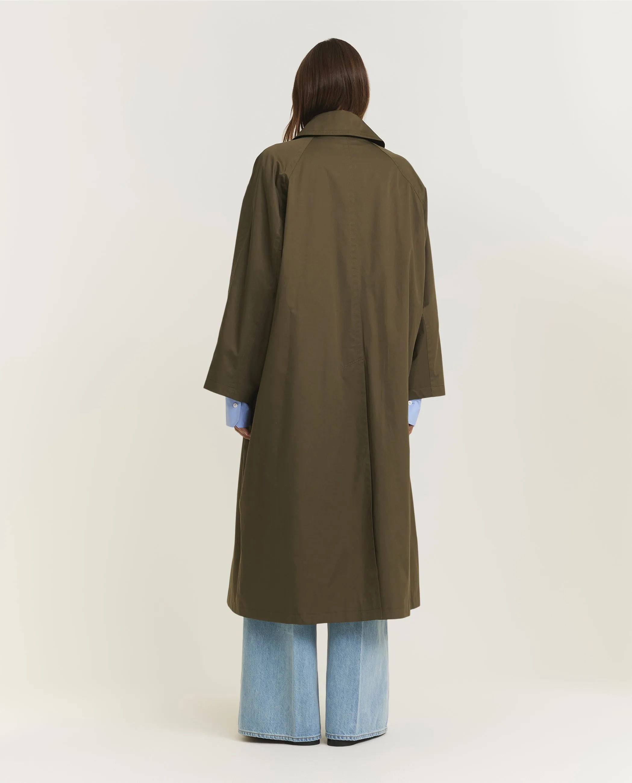 Katoenen Trenchcoat - Groen sold by Pauw Amsterdam product image thumbnail 5