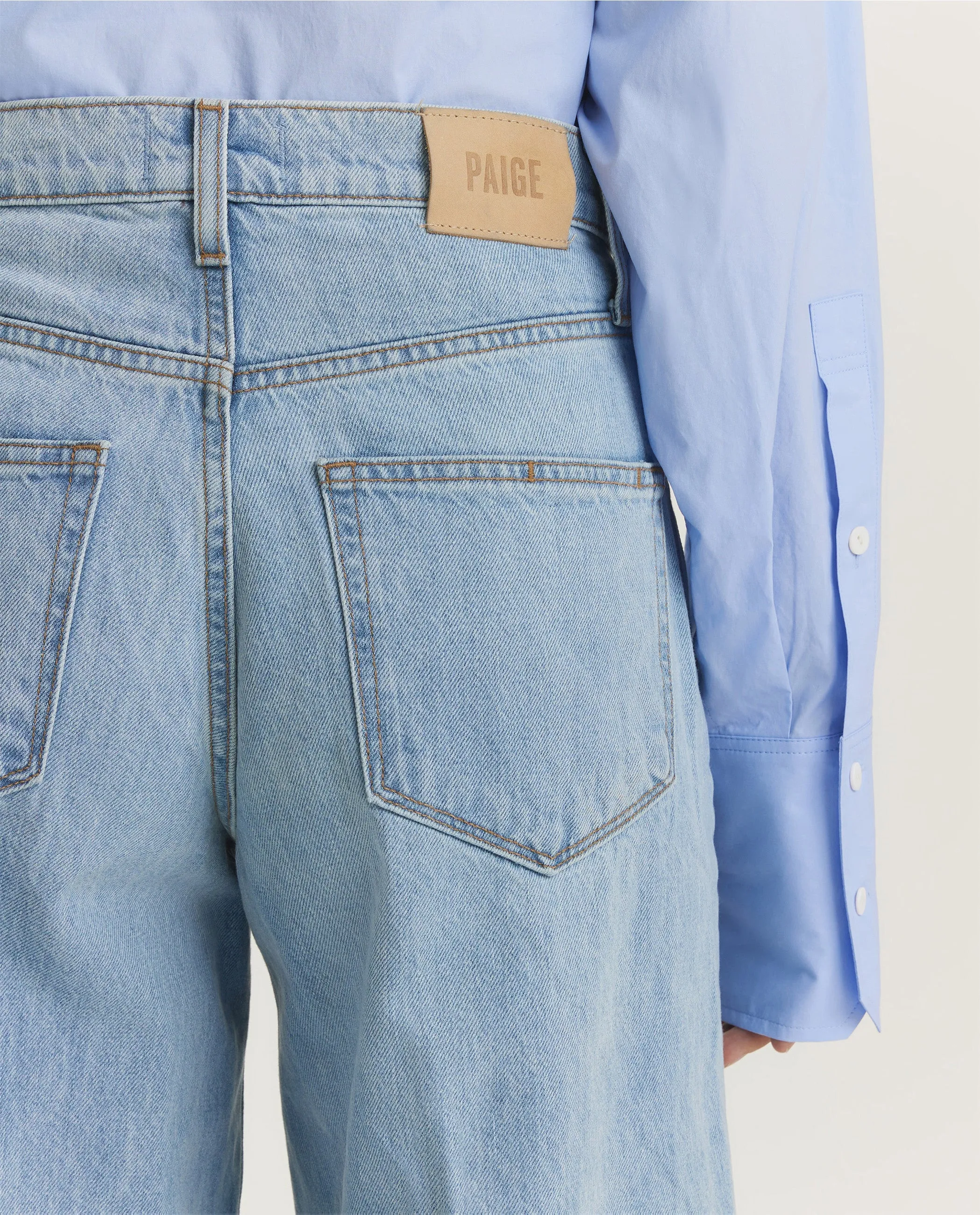 Cameron Wide Leg Broek - Lichtblauw sold by Pauw Amsterdam product image thumbnail 5