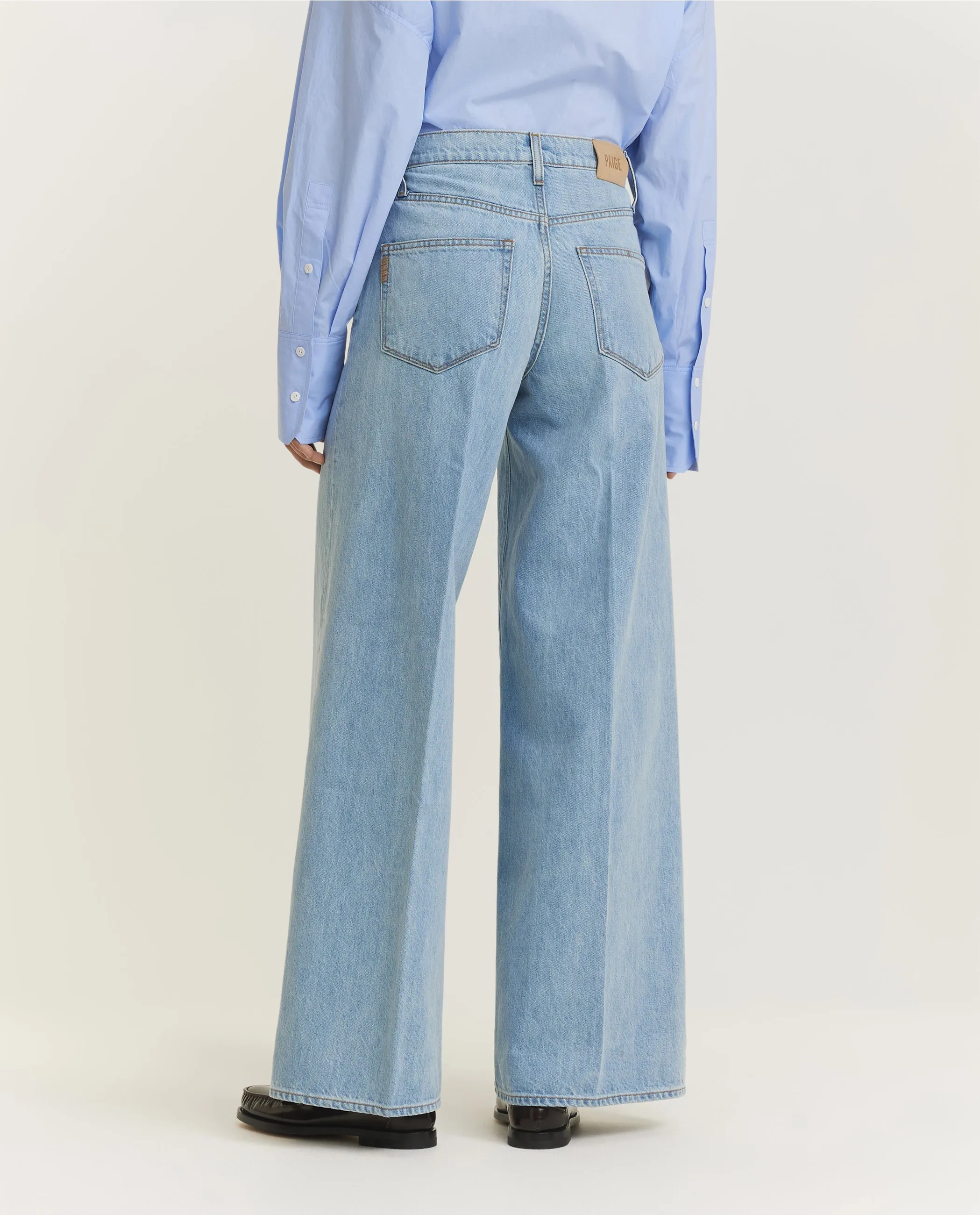 Cameron Wide Leg Broek - Lichtblauw sold by Pauw Amsterdam product image thumbnail 4