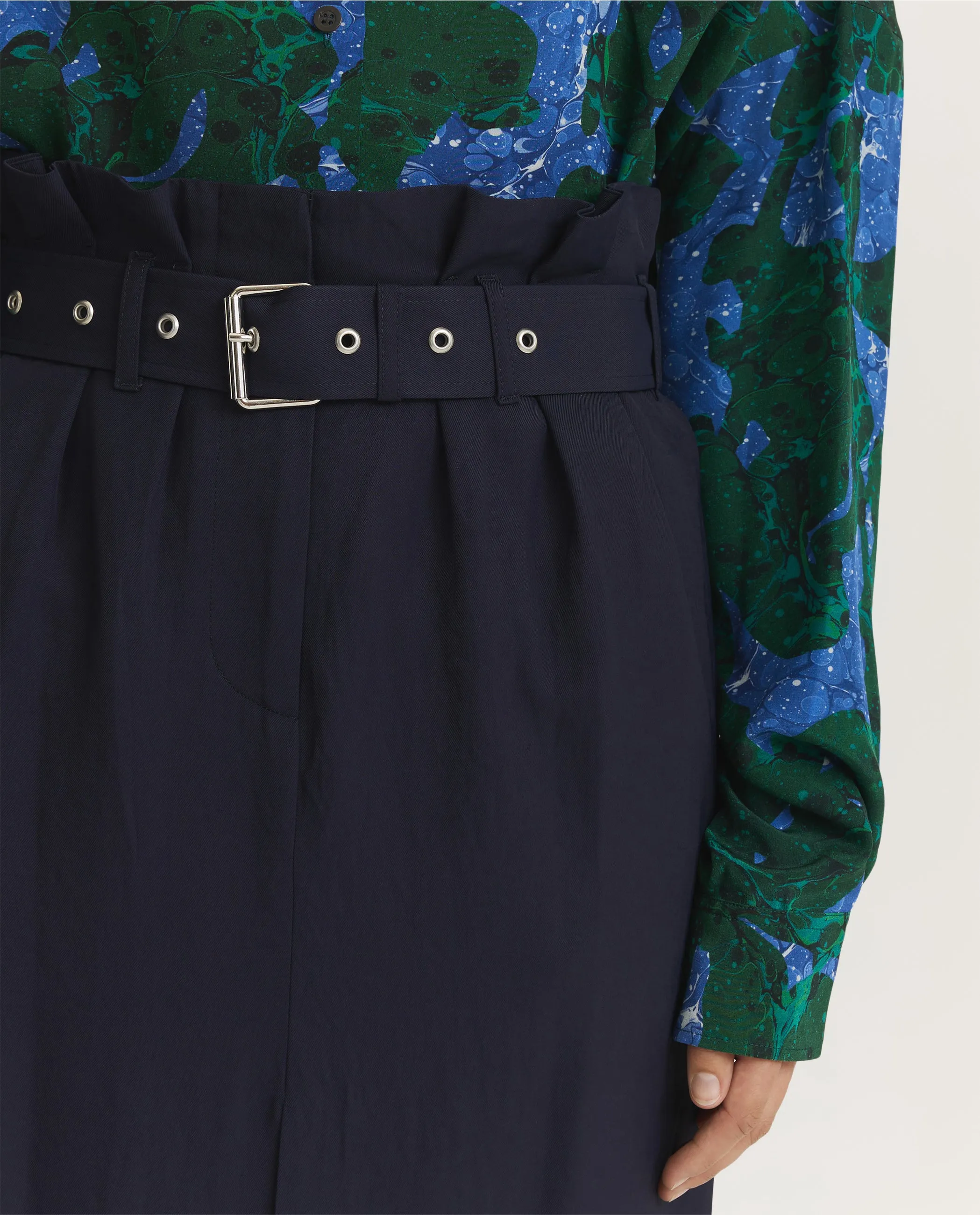 Rok Met Riem - Donkerblauw sold by Pauw Amsterdam product image thumbnail 5