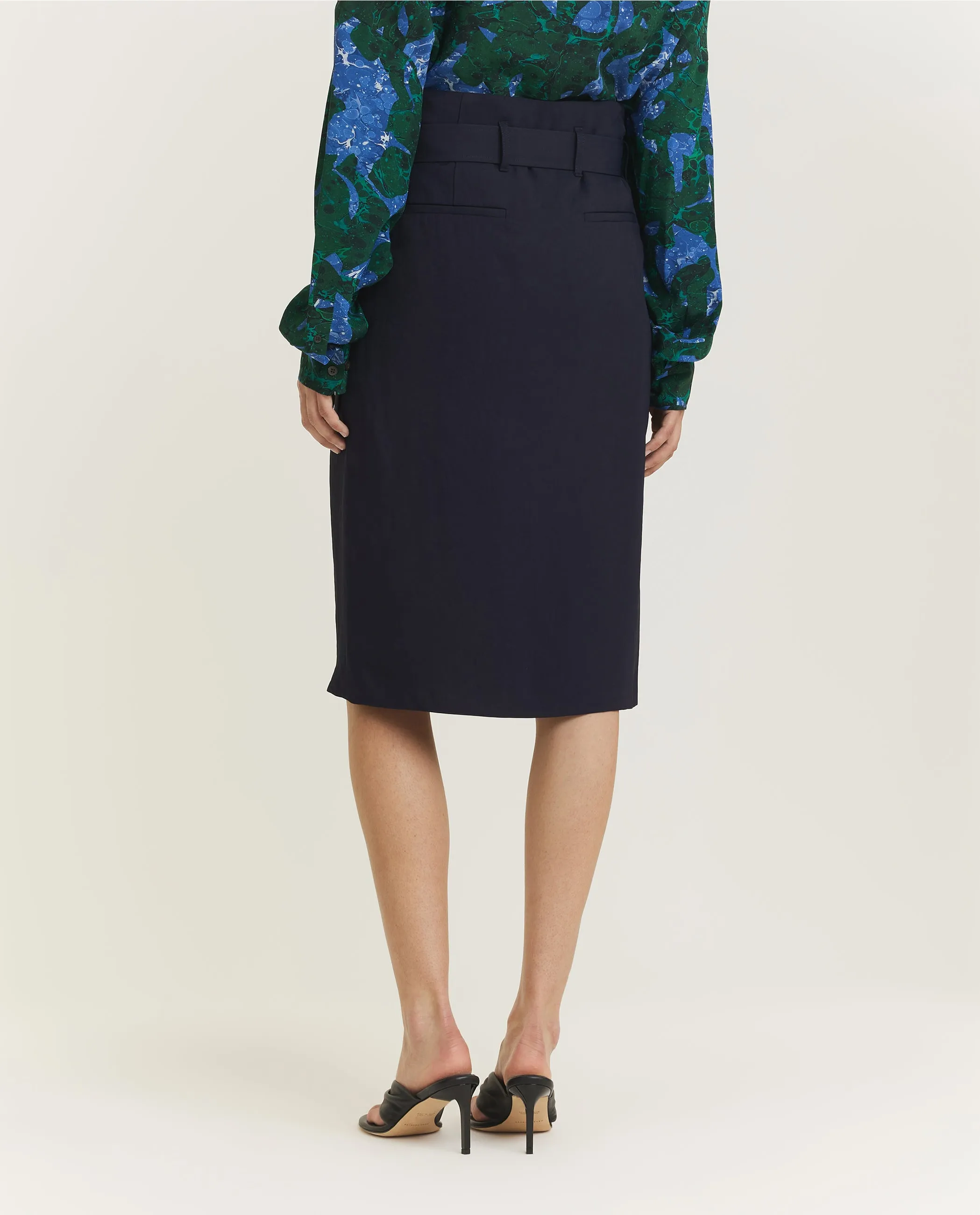 Rok Met Riem - Donkerblauw sold by Pauw Amsterdam product image thumbnail 4