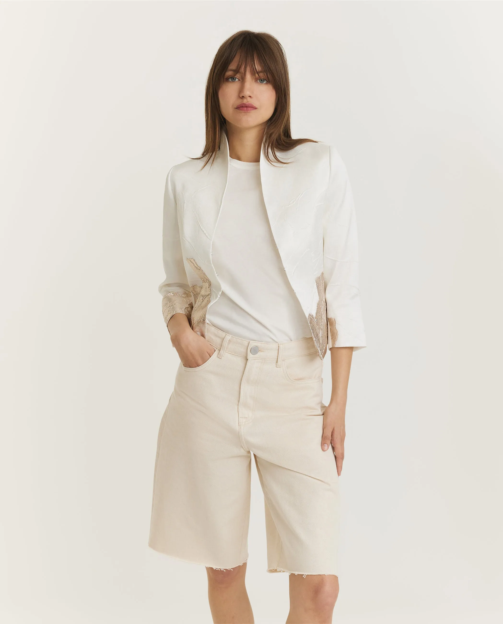 Korte blazer - Zilver sold by Pauw Amsterdam